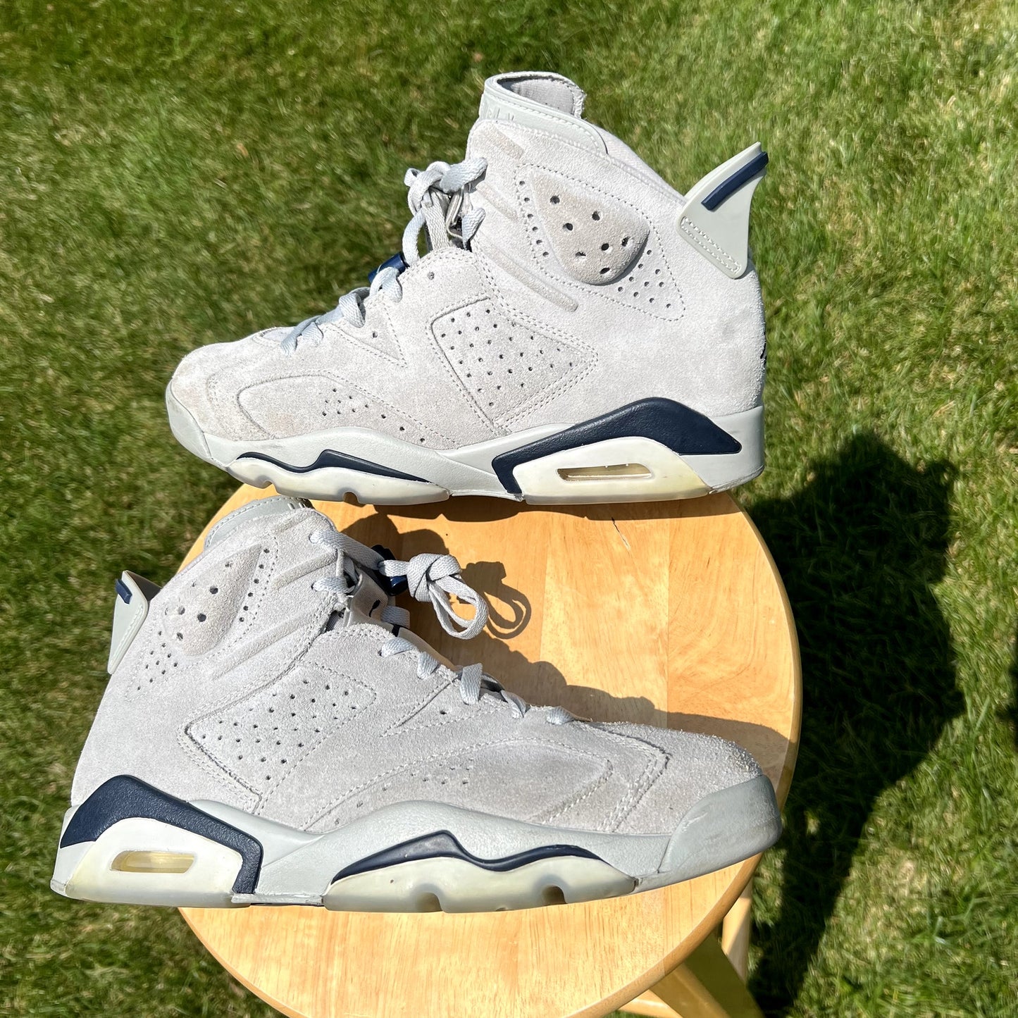 Air Jordan 6 Retro Georgetown Men's Shoes - Size 9.5