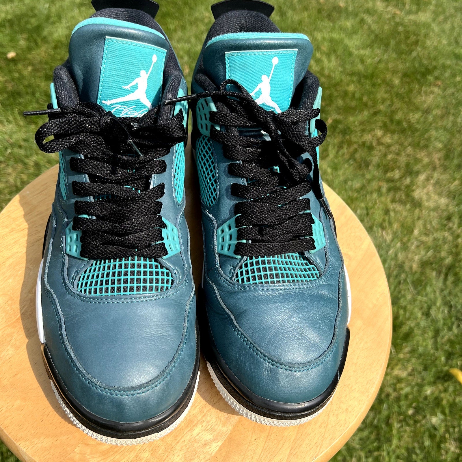 Air Jordan 4 Retro Teal Men's Shoes - Size 10.5