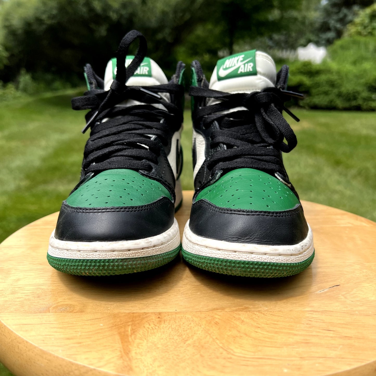 Air Jordan 1 Retro High OG GS Pine Green Men's Shoes - Size 4