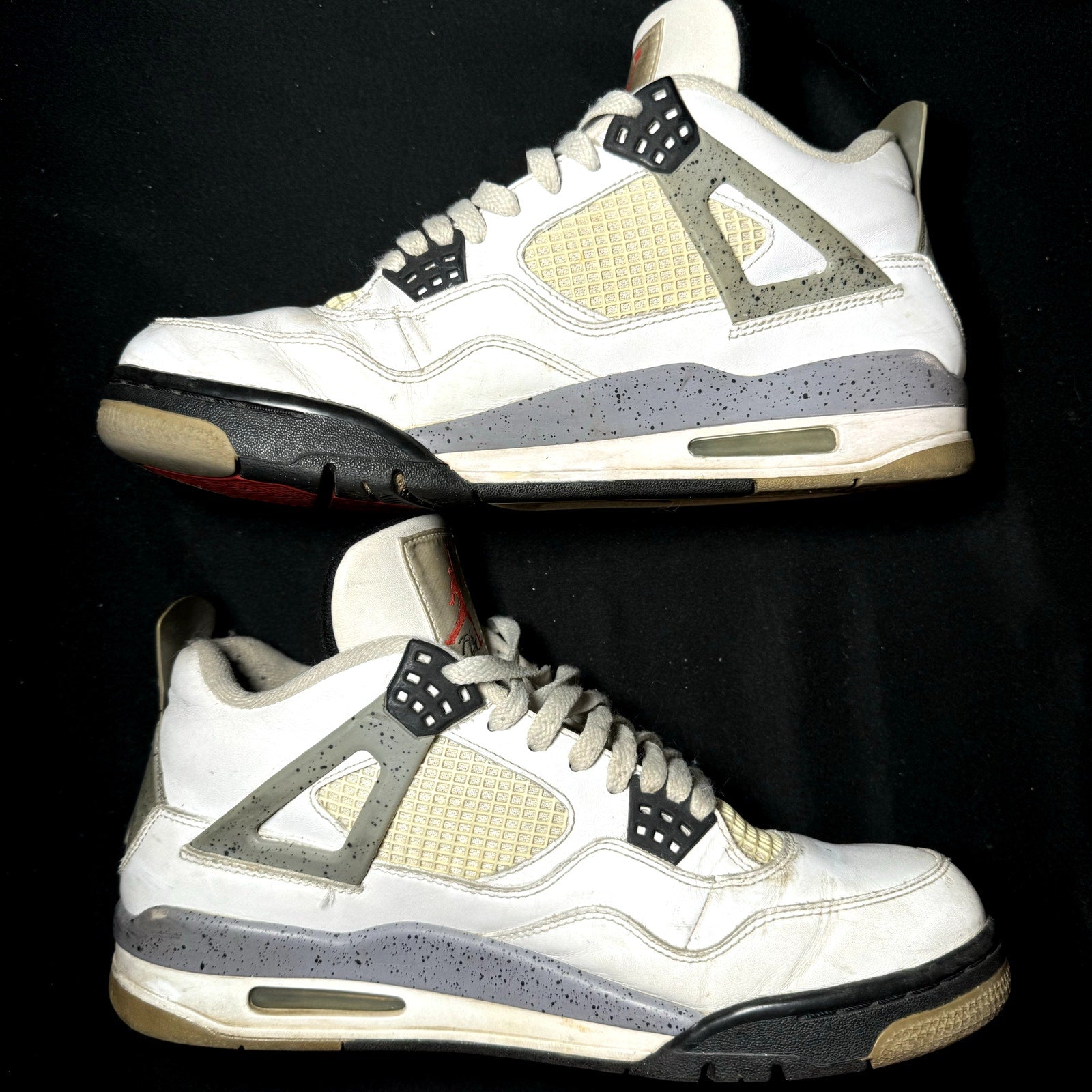 Air Jordan 4 Retro White Cement 2012 Men's Shoes - Size 10