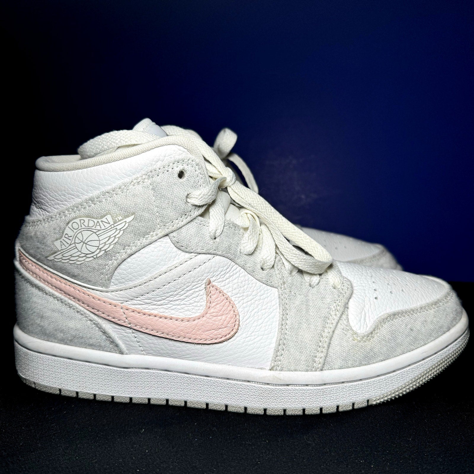 Air Jordan 1 Mid SE Light Iron Ore Women's Shoes - Size 7.5