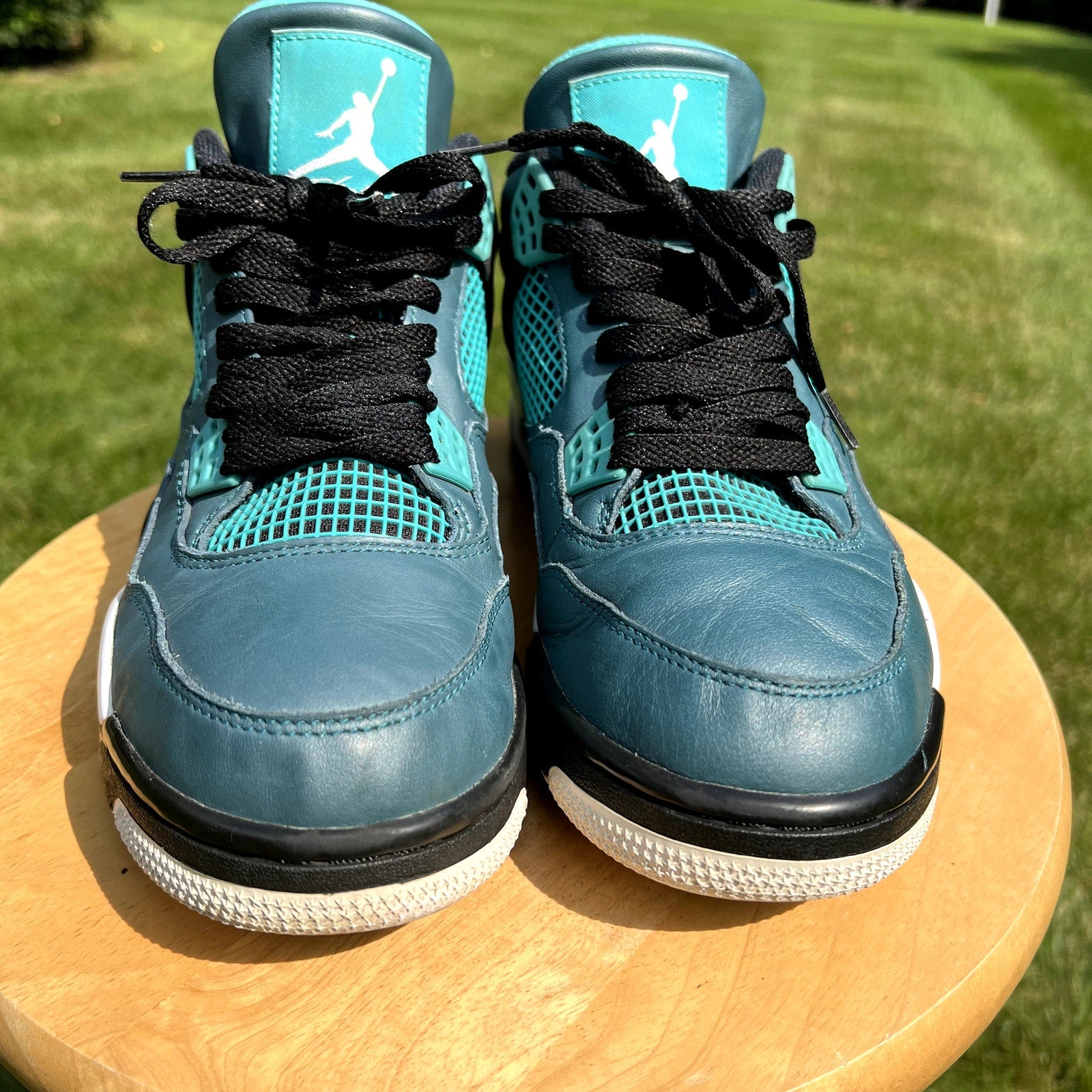 Air Jordan 4 Retro Teal Men's Shoes - Size 10.5