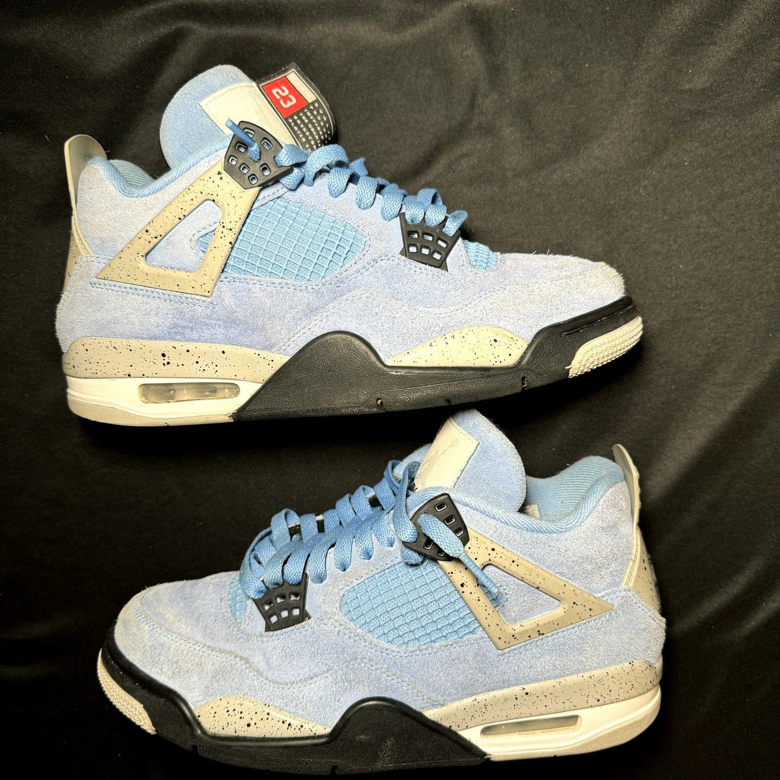 Air Jordan 4 Retro University Blue Men's Shoes - Size 8