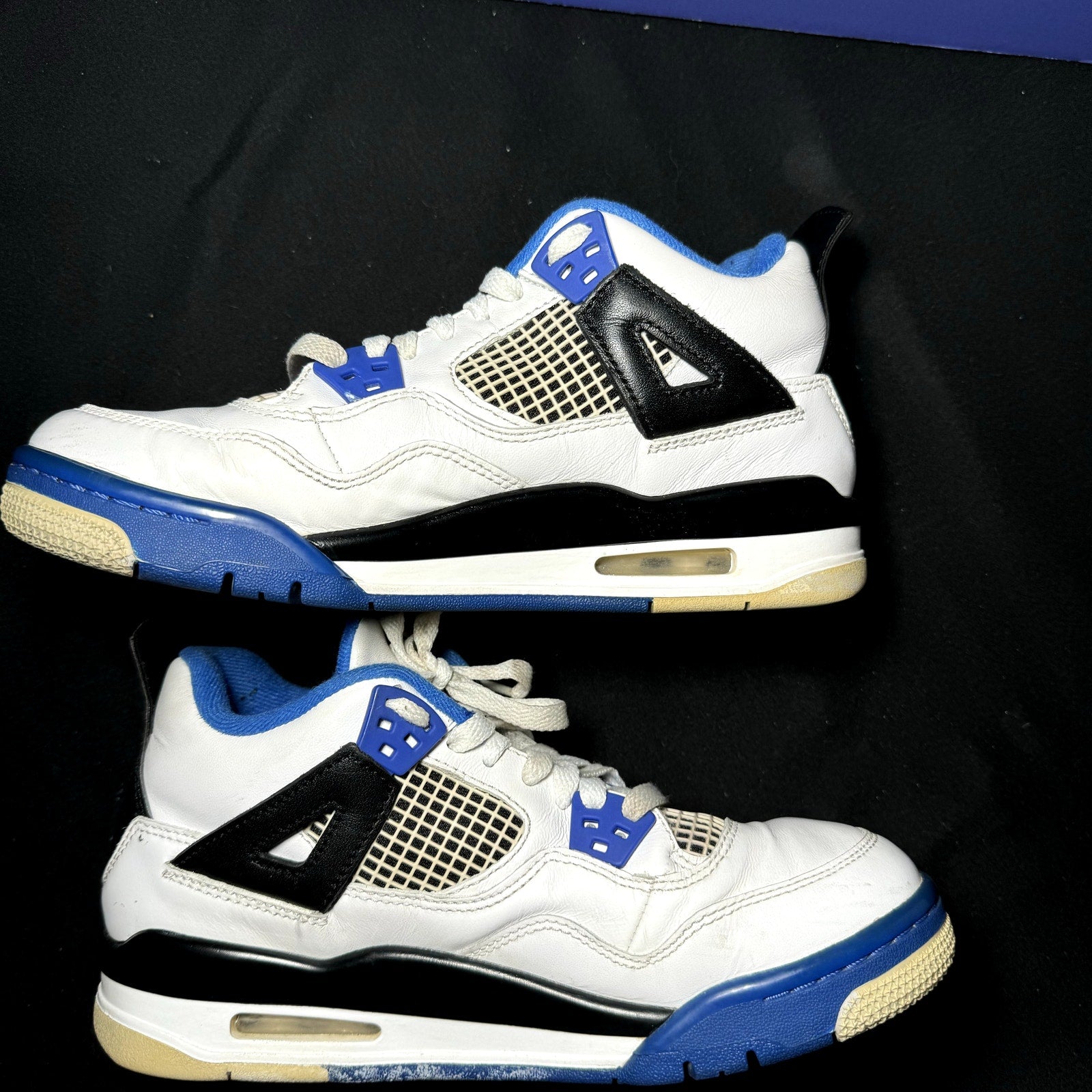 Air Jordan 4 Retro GS Motorsports Kids Shoes - Size 5.5