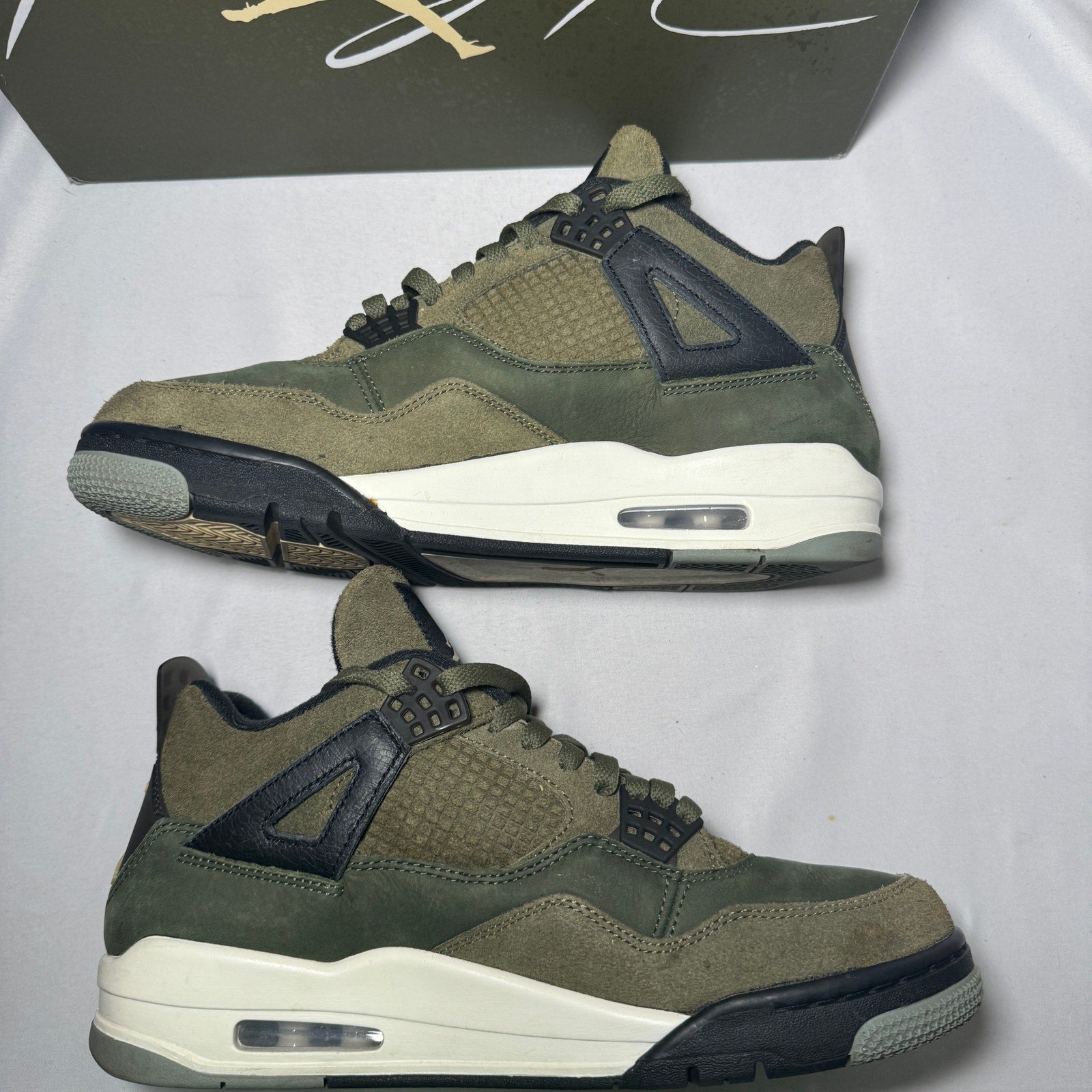 Air Jordan 4 Retro SE Craft Olive Men's Shoes - Size 9.5