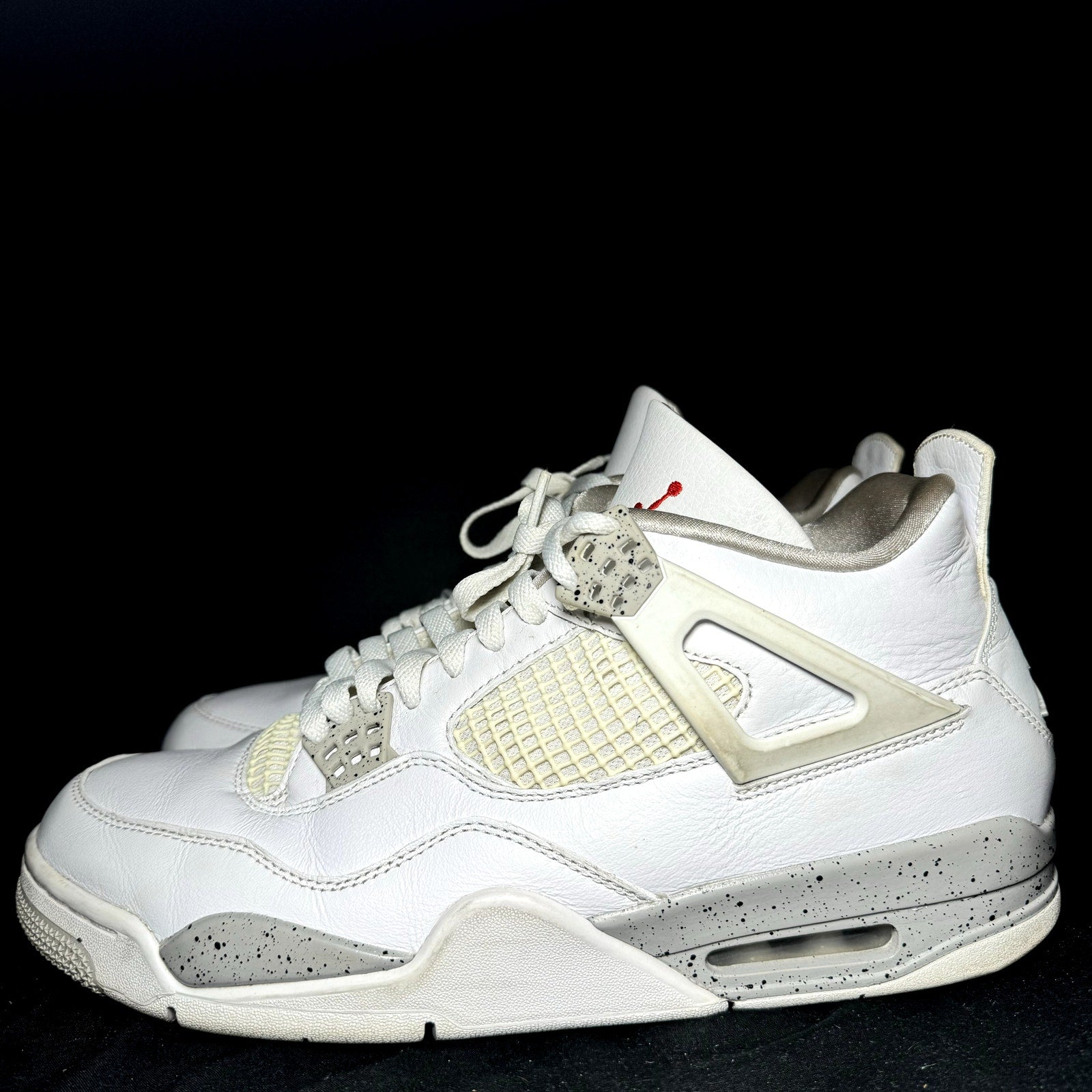 Air Jordan 4 Retro White Oreo Men's Shoes - Size 11