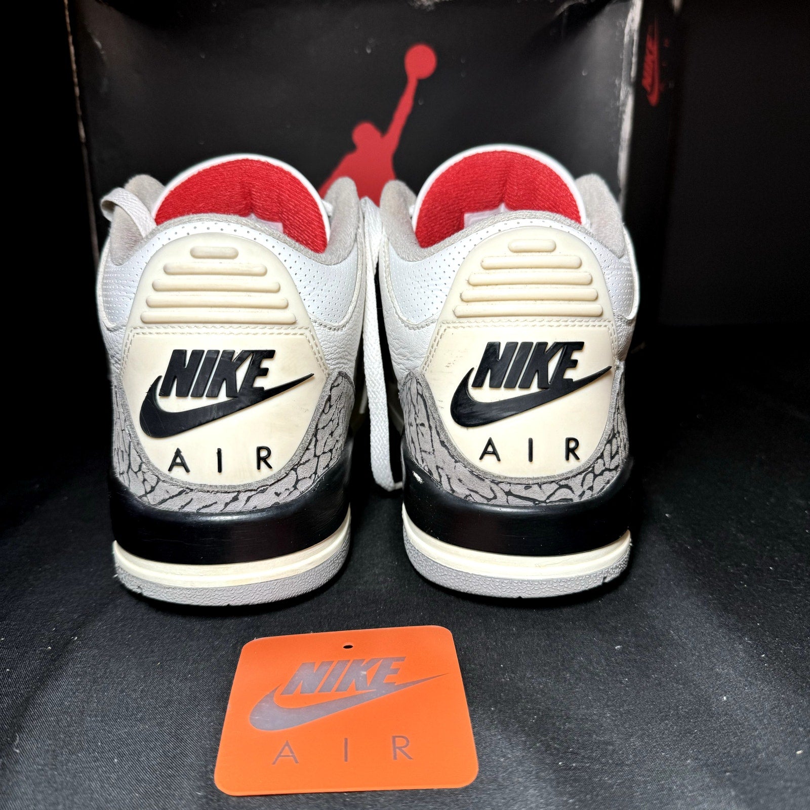 Air Jordan 3 Retro White Cement Reimagined Men's Shoes - Size 9.5