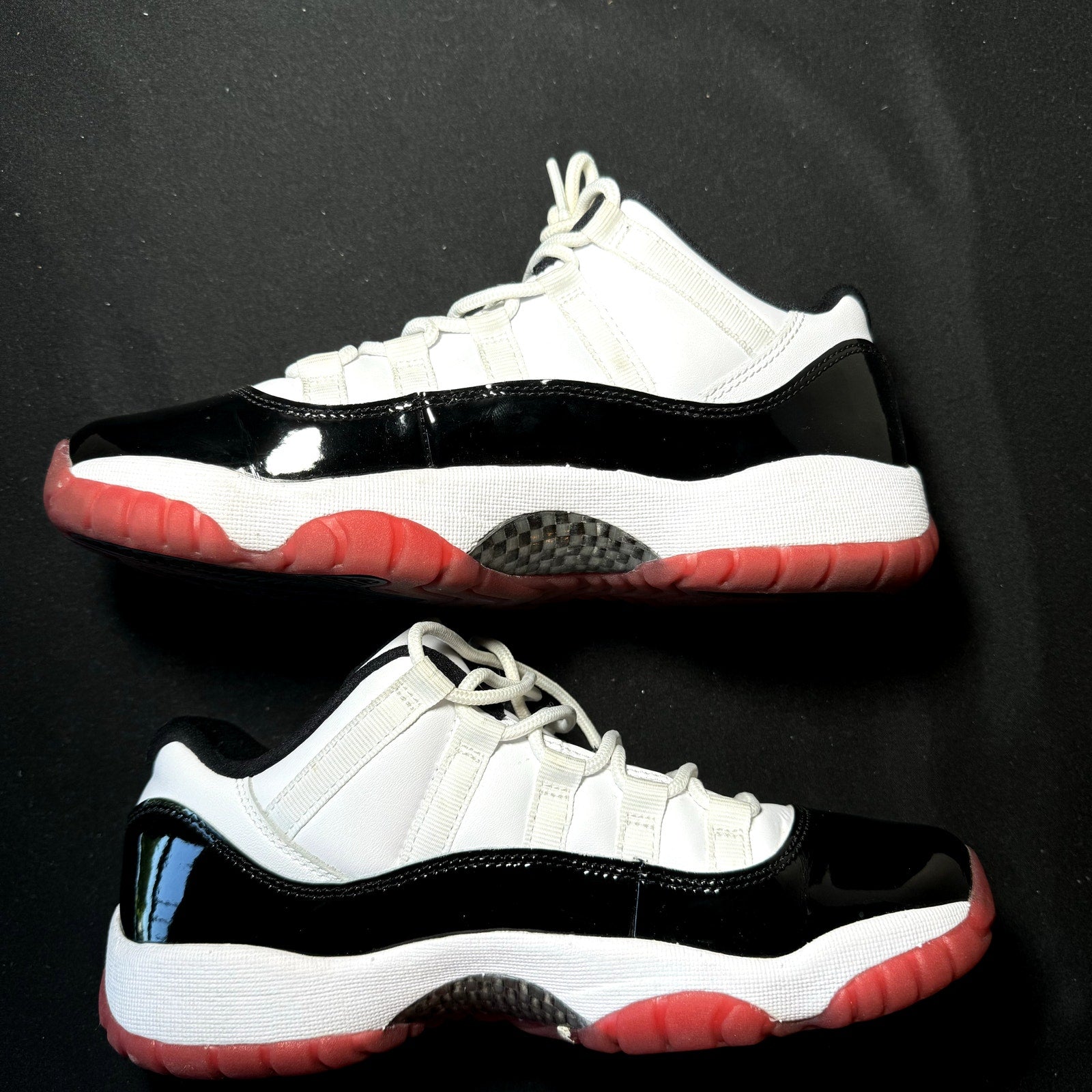 Air Jordan 11 Retro Low GS Concord-Bred Kids Shoes - Size 6.5