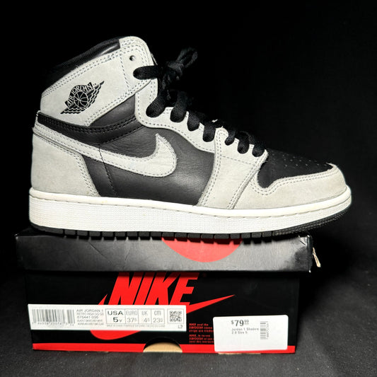 Air Jordan 1 Retro High OG GS Shadow 2.0 2021 Kids Shoes - Size 5