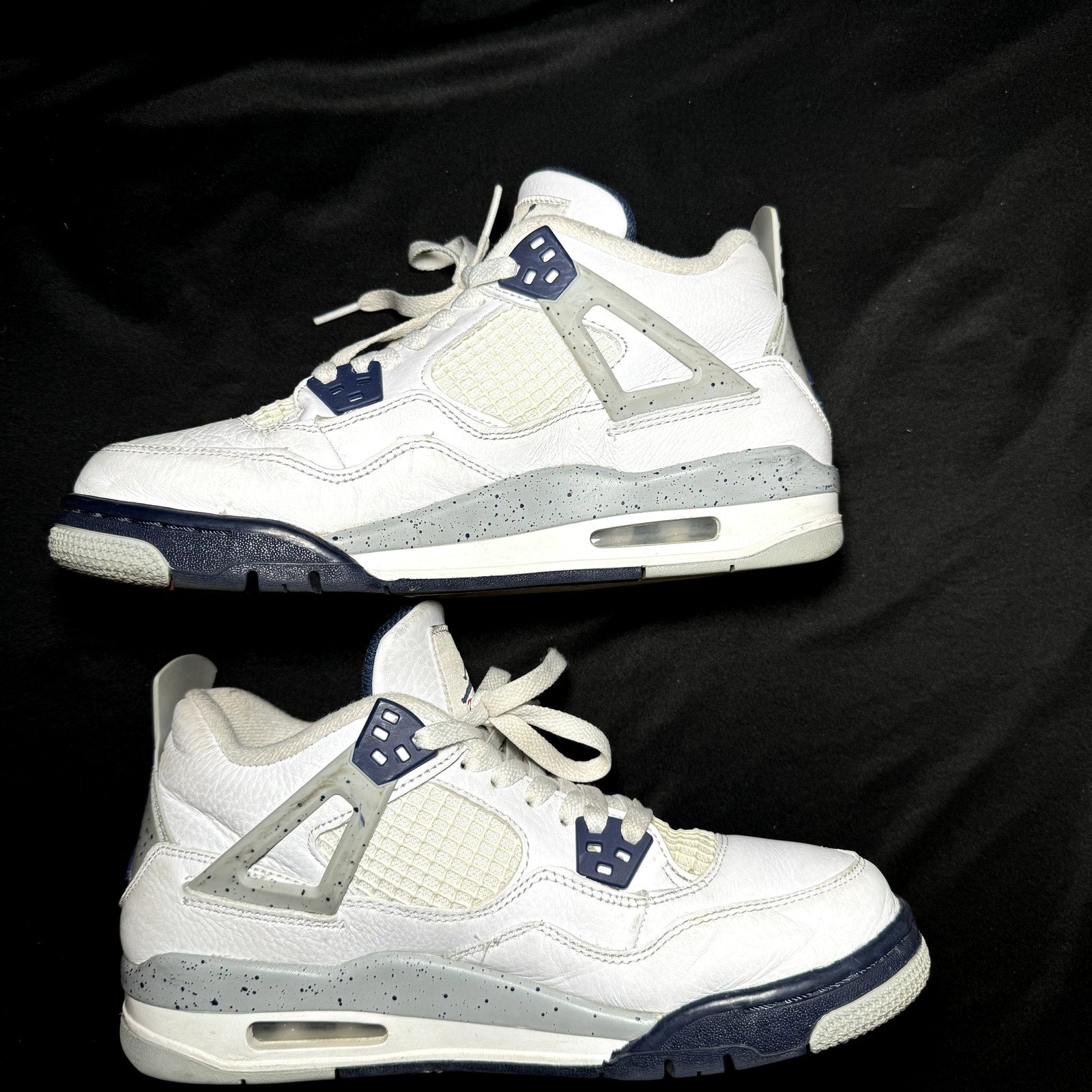 Air Jordan 4 Retro GS Midnight Navy Men's Shoes - Size 7