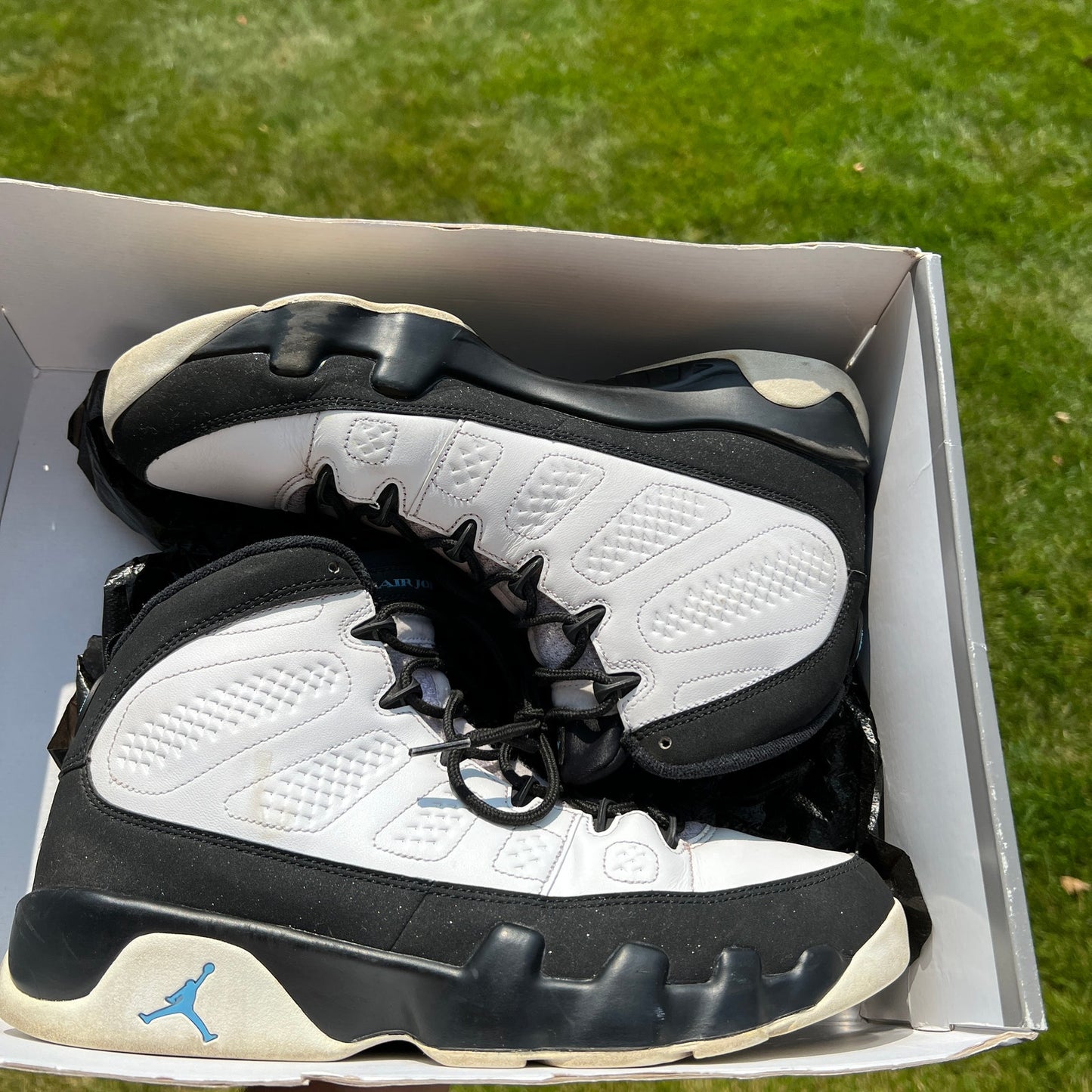 Air Jordan 9 Retro University Blue Men's Shoes - Size 10