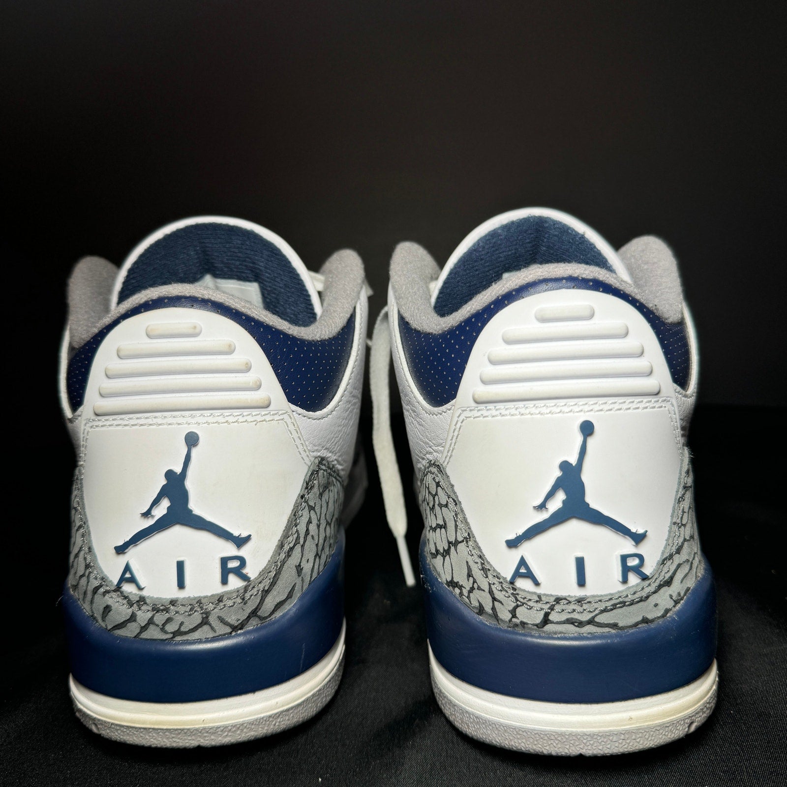 Air Jordan 3 Retro Midnight Navy Men's Shoes - Size 10.5