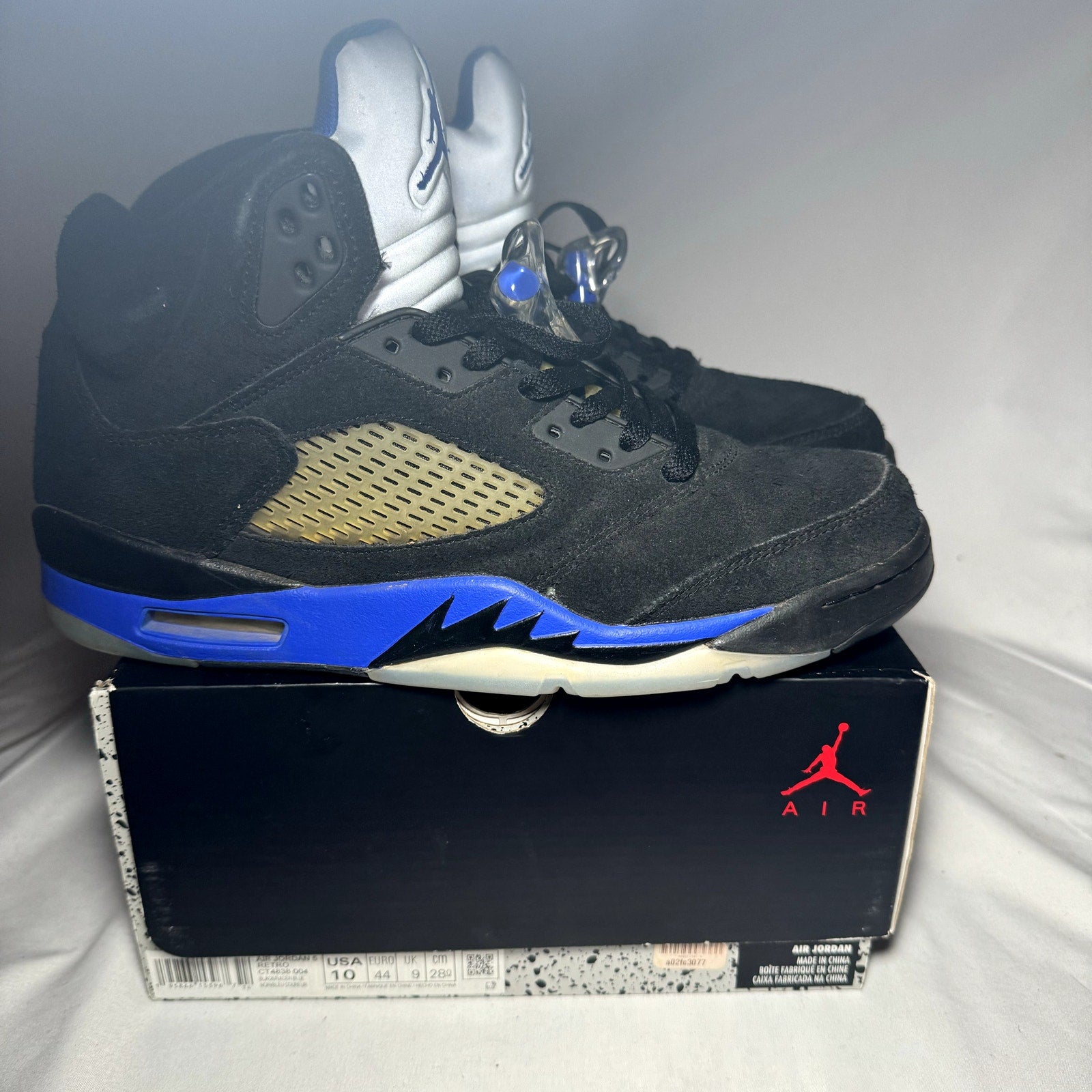 Air Jordan 5 Retro Racer Blue Men's Shoes - Size 10