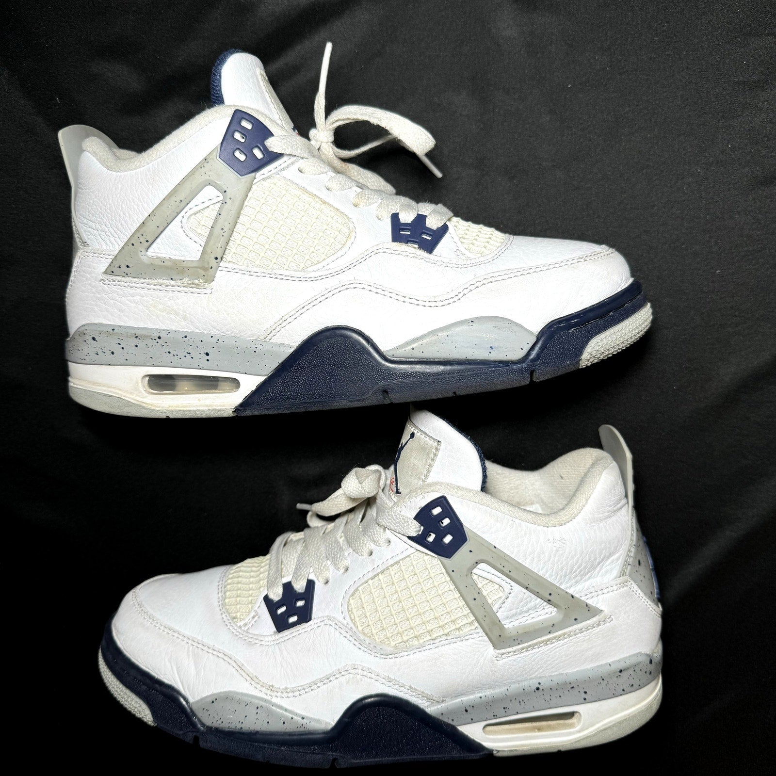 Air Jordan 4 Retro GS Midnight Navy Men's Shoes - Size 7