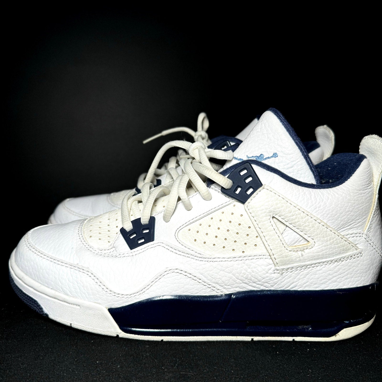 Air Jordan 4 Retro LS GS Columbia Kids Shoes - Size 6.5