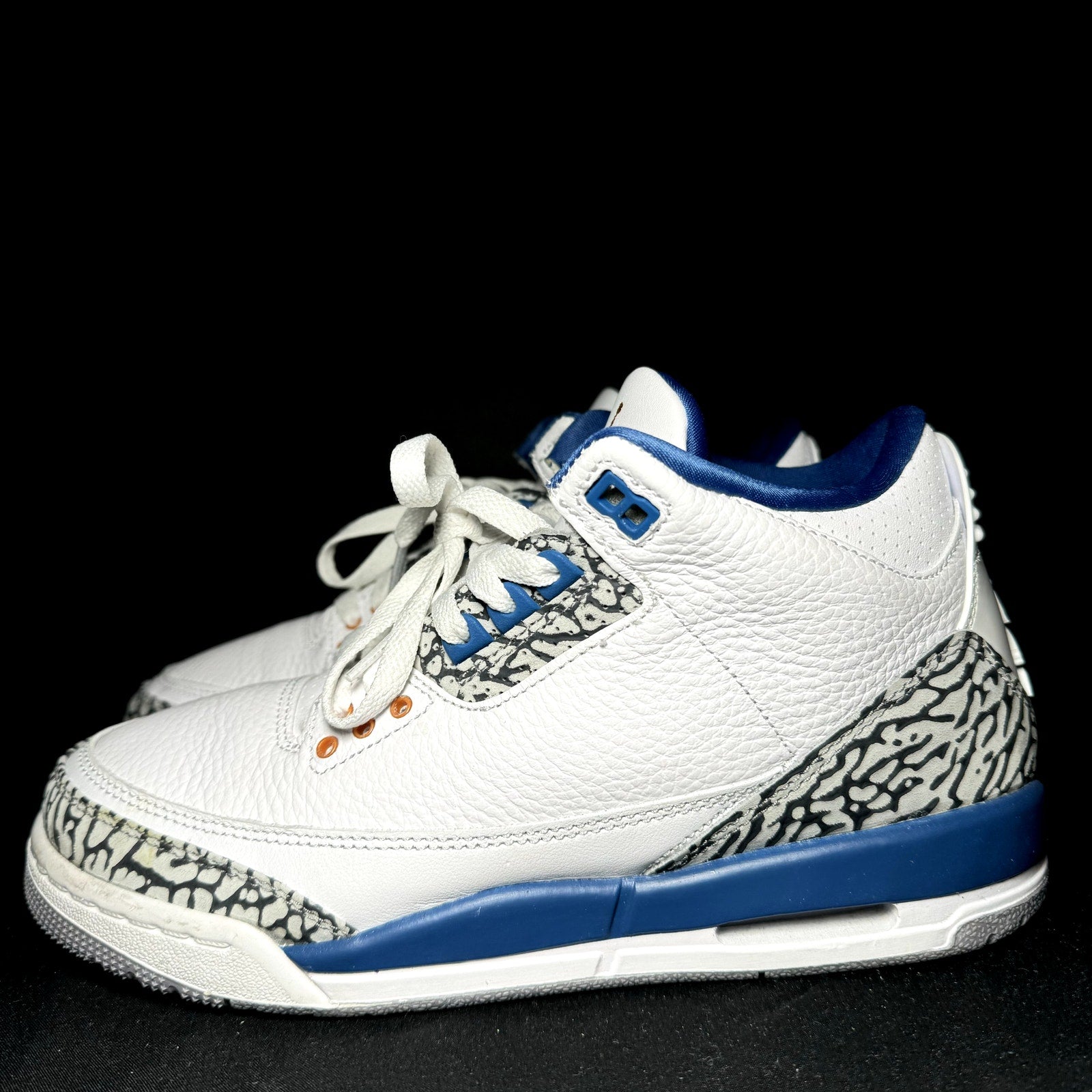 Air Jordan 3 Retro GS Washington Wizards Kids Shoes  - Size 7