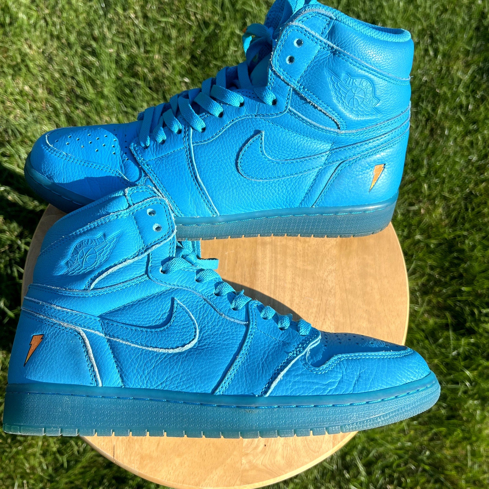 Air Jordan 1 Retro High OG G8RD Blue Lagoon Men's Shoes - Size 10