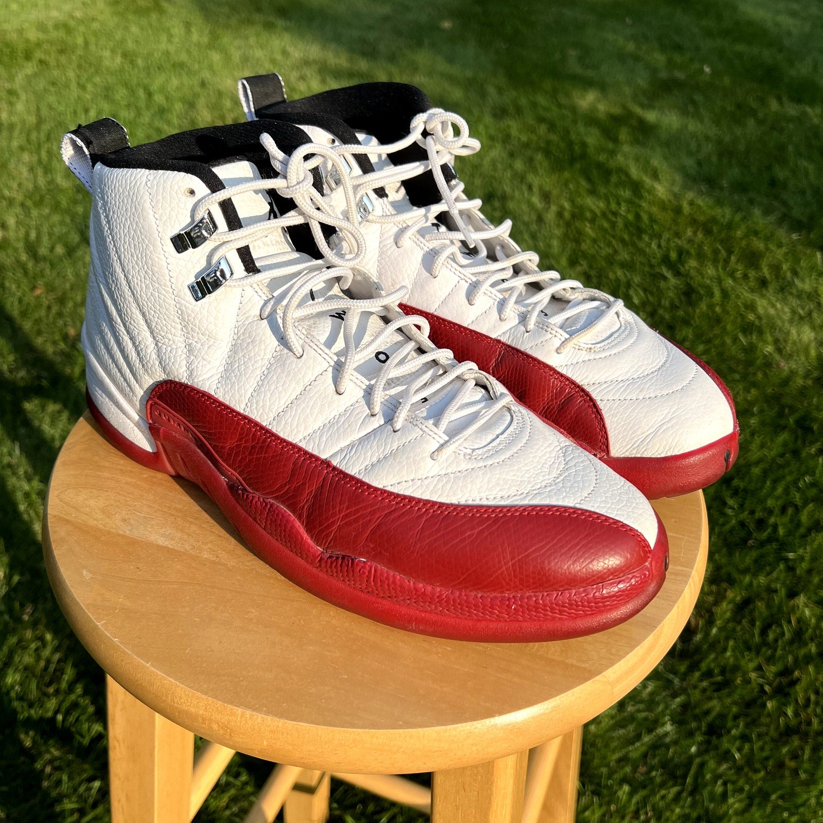 Air Jordan 12 Retro Cherry 2009 Men's Shoes - Size 10.5