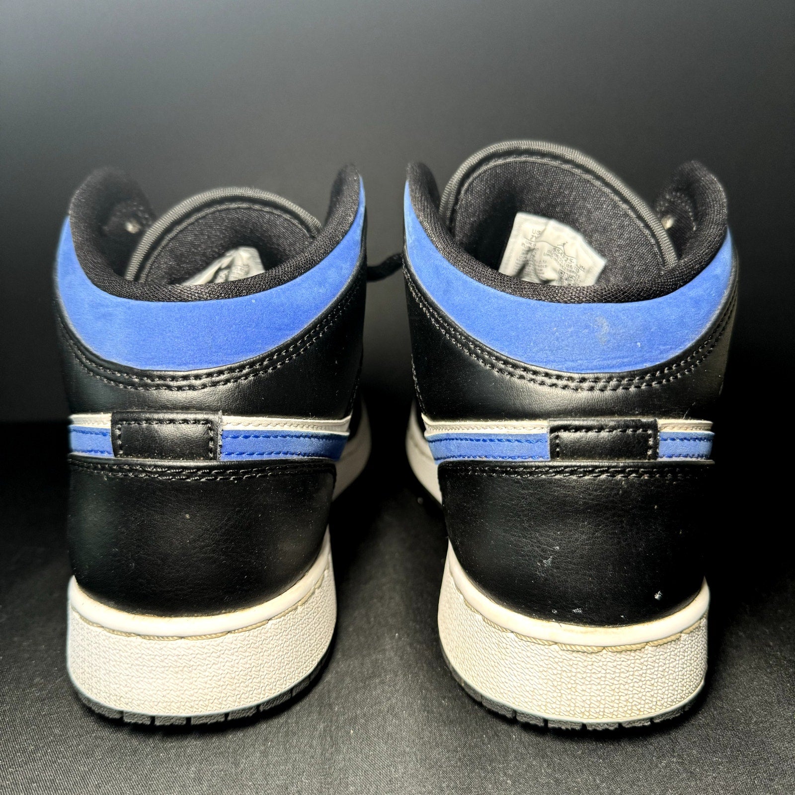 Air Jordan 1 Mid GS Racer Blue Kids Shoes - Size 7