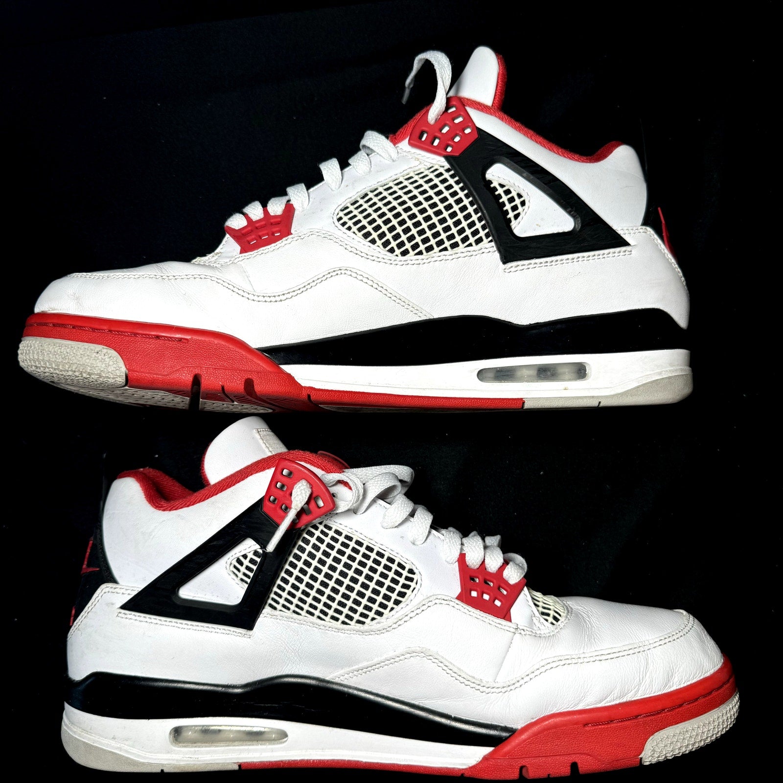 Air Jordan 4 Retro OG Fire Red 2020 Men's Shoes - Size 13