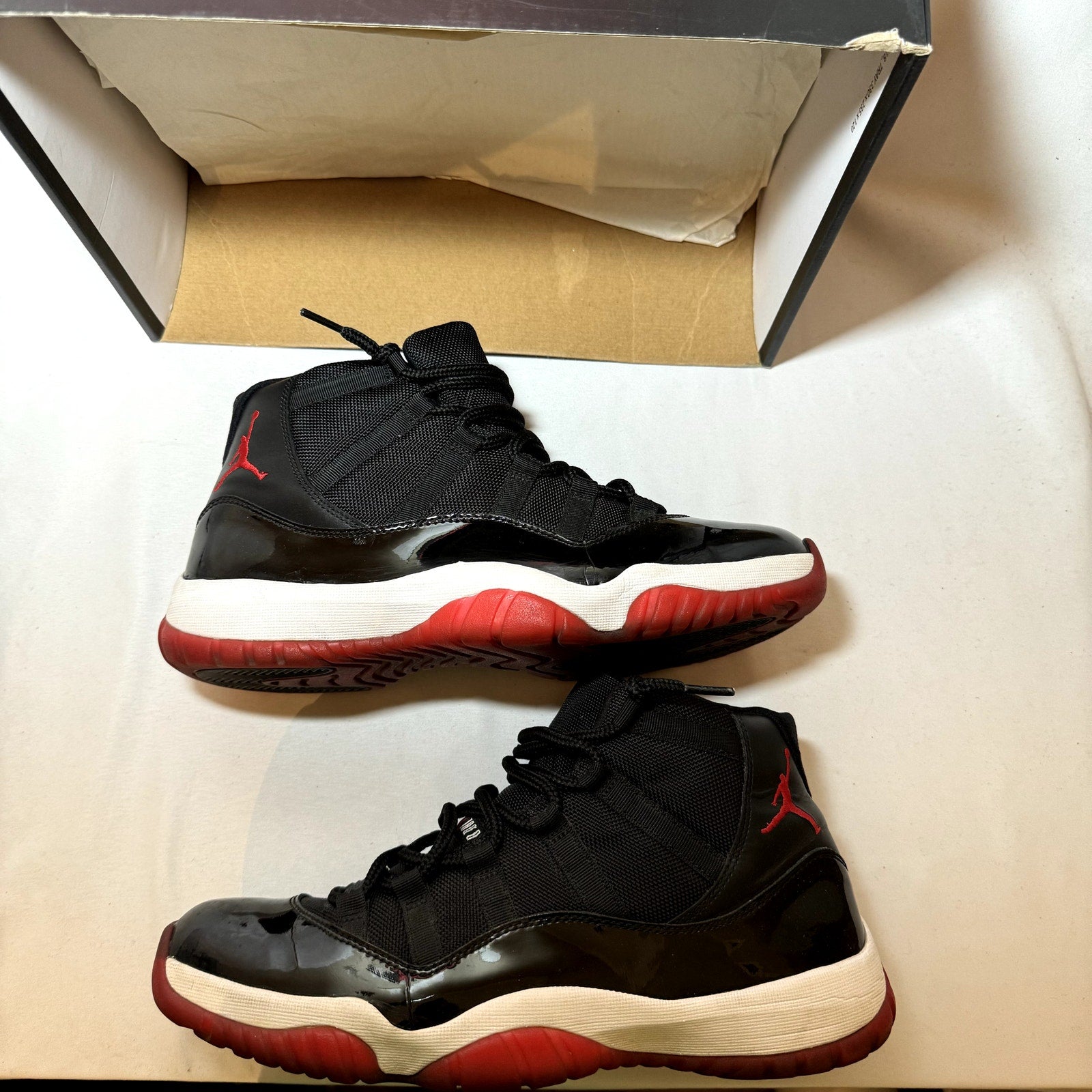 Air Jordan 11 Retro Bred 2012 Men's Shoes - Size 10.5