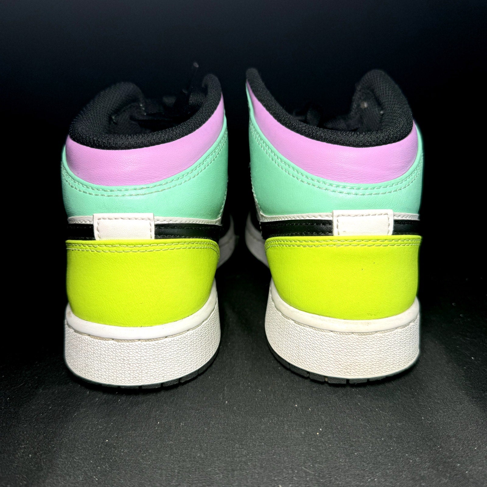 Air Jordan 1 Mid GS Pastel Kids Shoes - Size 6