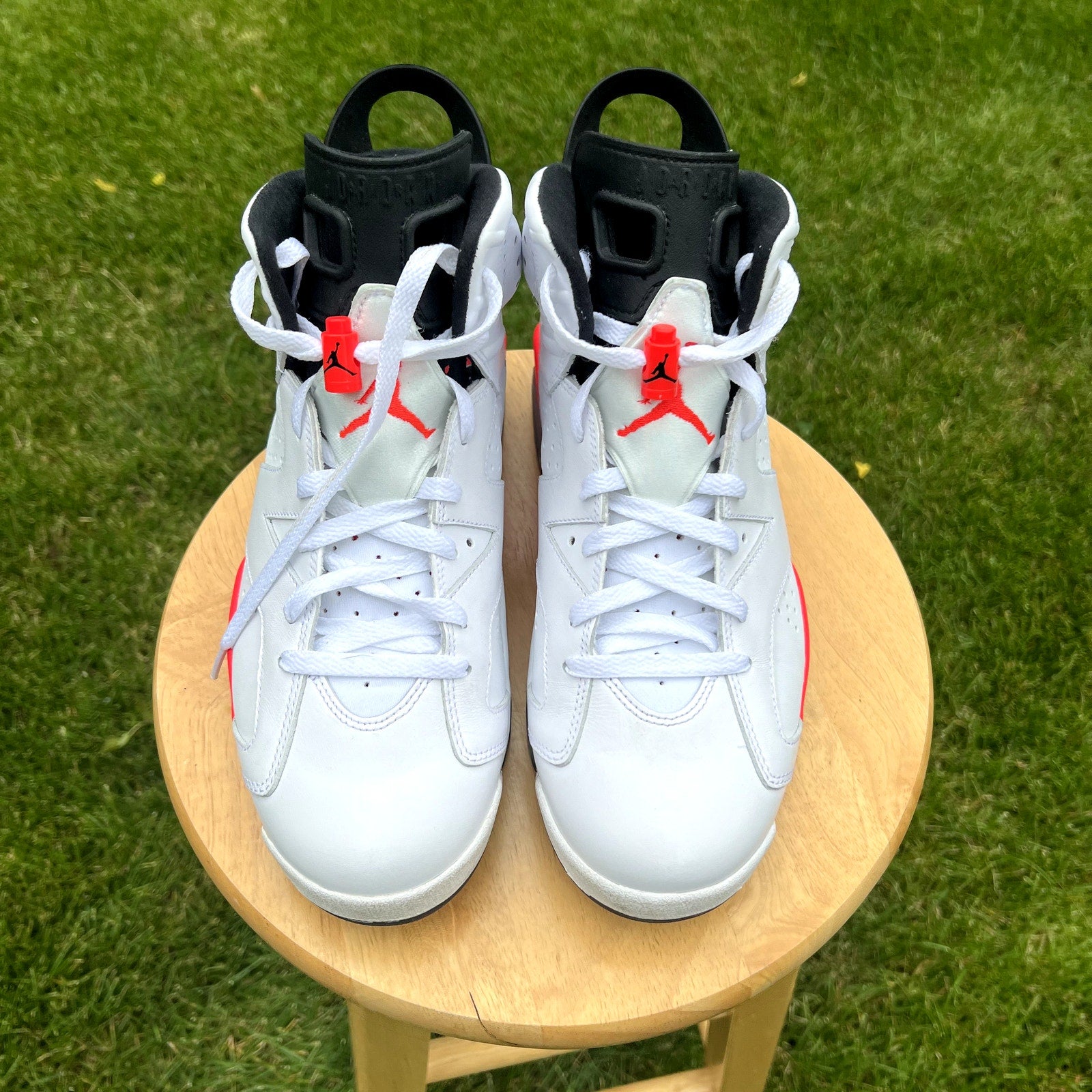 Air Jordan 6 Retro White Infrared 2014 Men's Shoes - Size 10.5