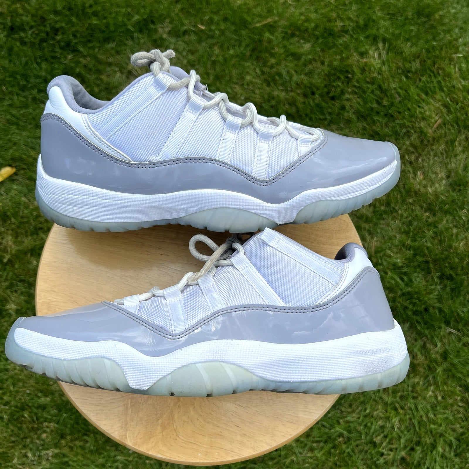 Air Jordan 11 Retro Low Cement Grey Men's Shoes - Size 13