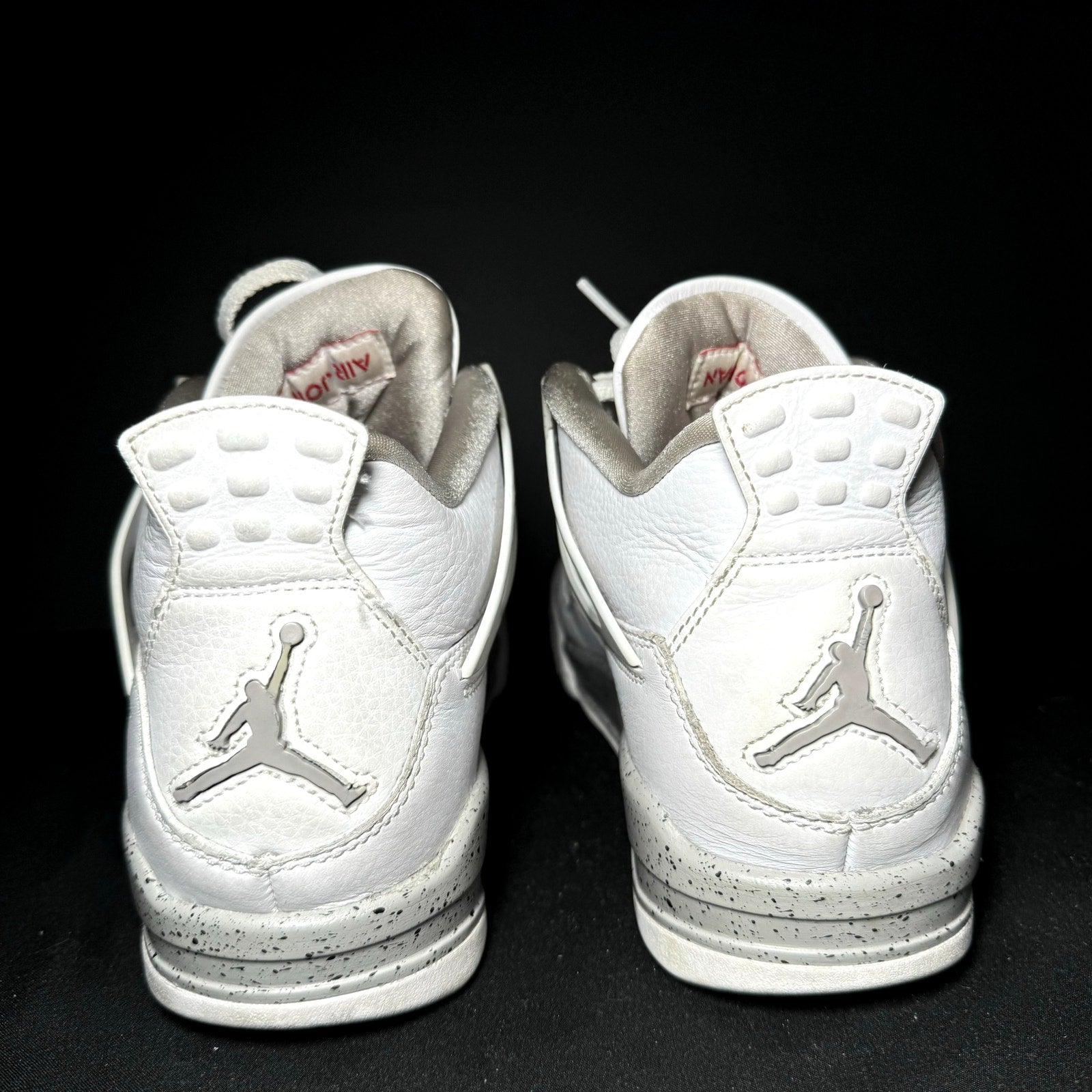 Air Jordan 4 Retro White Oreo Men's Shoes - Size 7.5