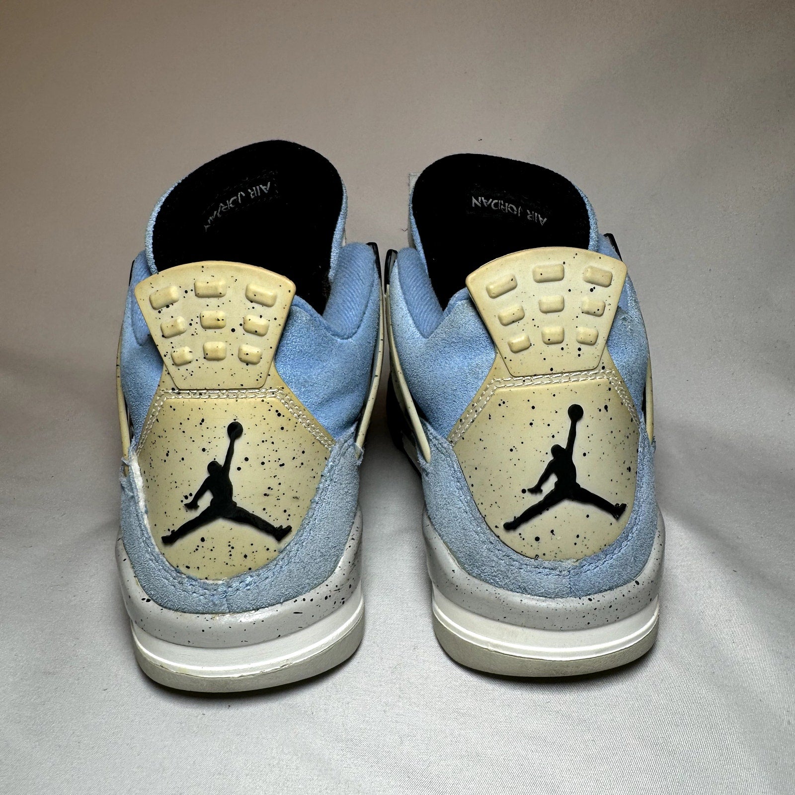 Air Jordan 4 Retro GS University Blue Kids Shoes - Size 6.5