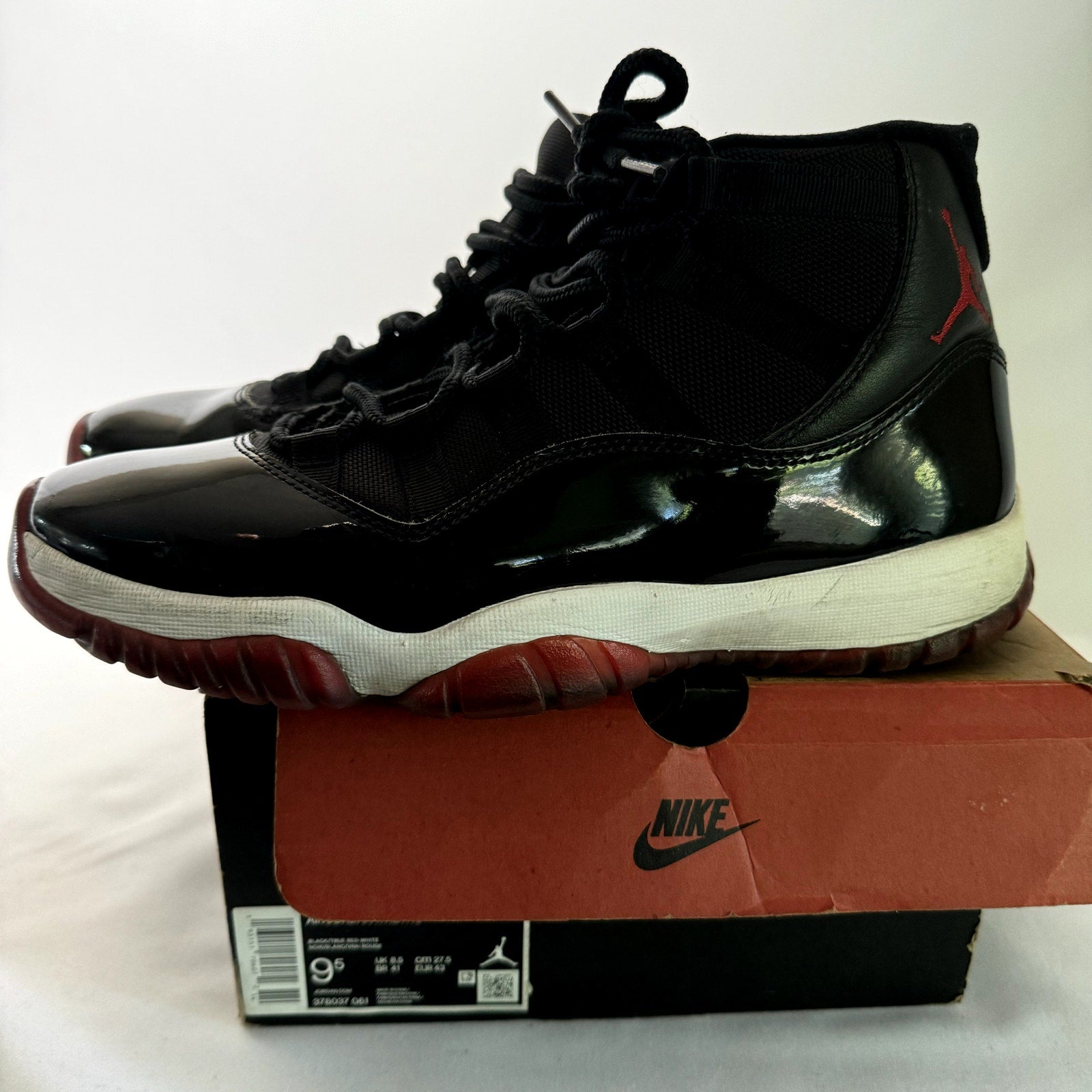 Air Jordan 11 Retro Bred 2019 Men's Shoes - Size 9.5