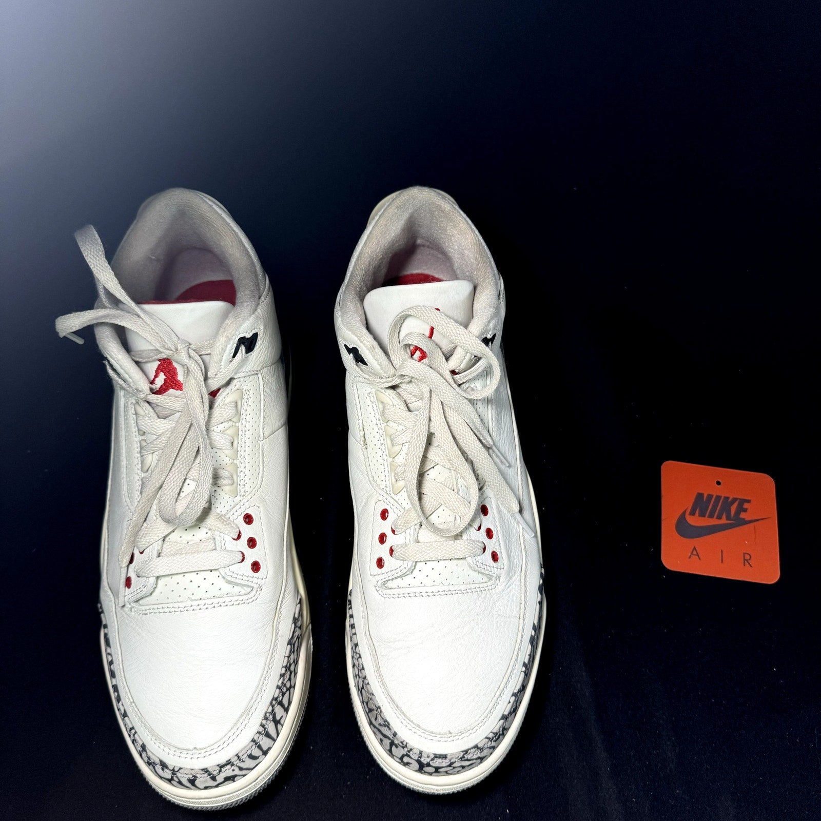 Air Jordan 3 Retro White Cement Reimagined Men's Shoes - Size 9.5