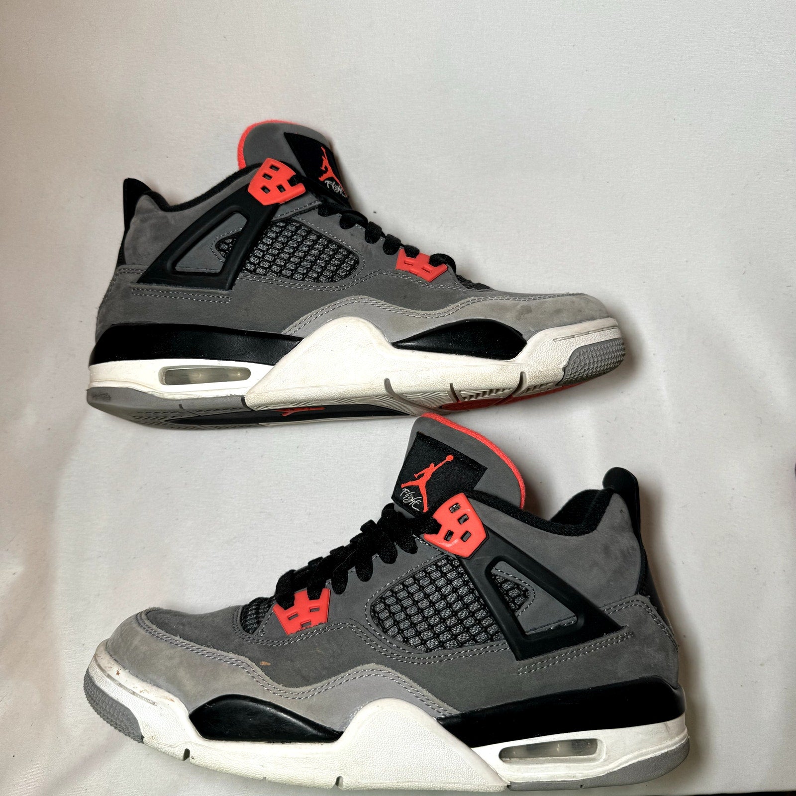 Air Jordan 4 Retro GS Infrared Kids Shoes - Size 7