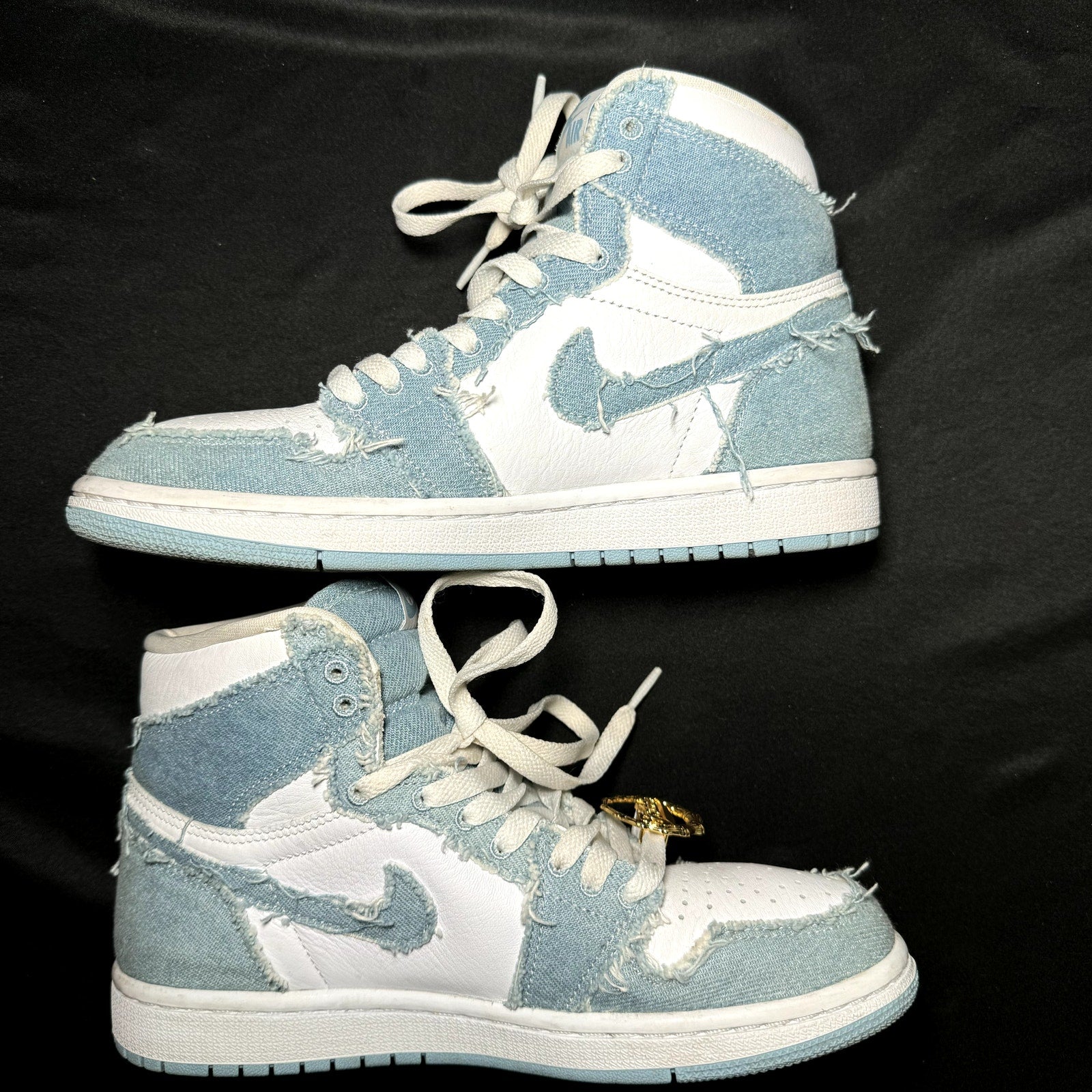 Air Jordan 1 Retro High OG Denim Women's Shoes - Size 7