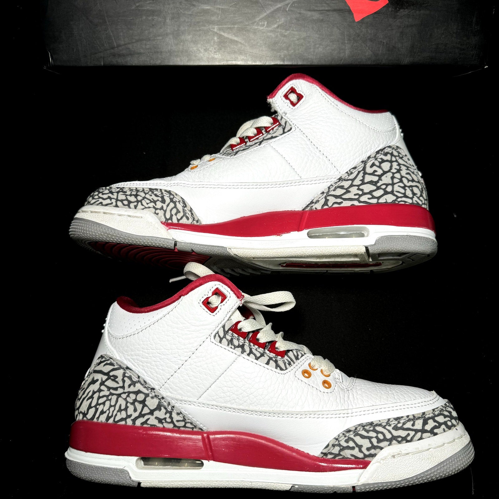 Air Jordan 3 Retro GS Cardinal Red 2022 Kids Shoes - Size 7