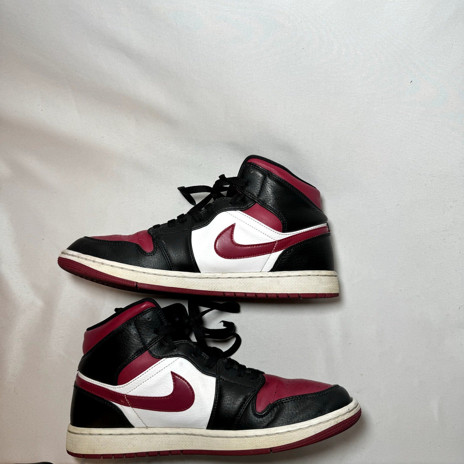 Air Jordan 1 Mid Noble Red Men's Shoes - Size 11