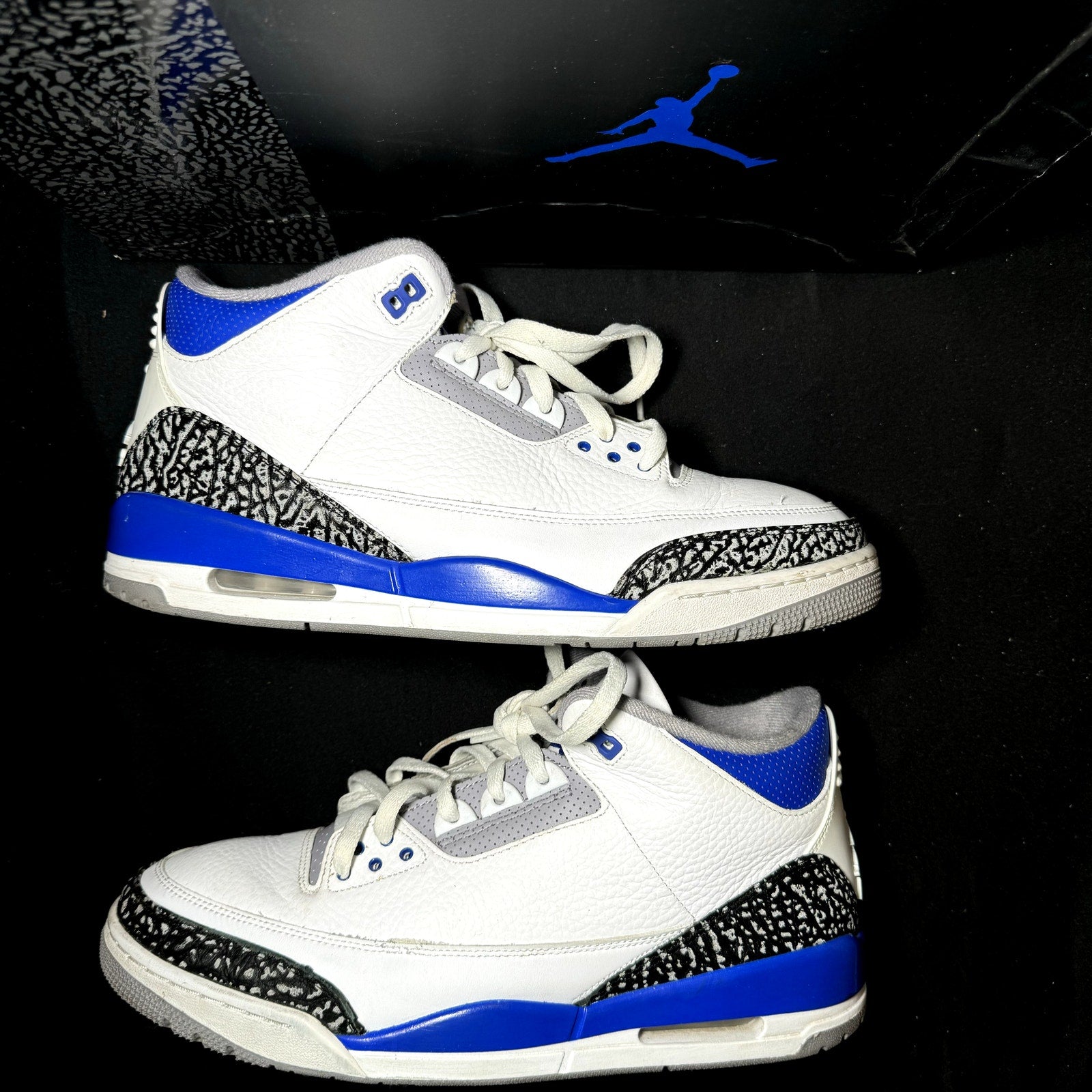 Air Jordan 3 Retro Racer Blue Men's Shoes - Size 13