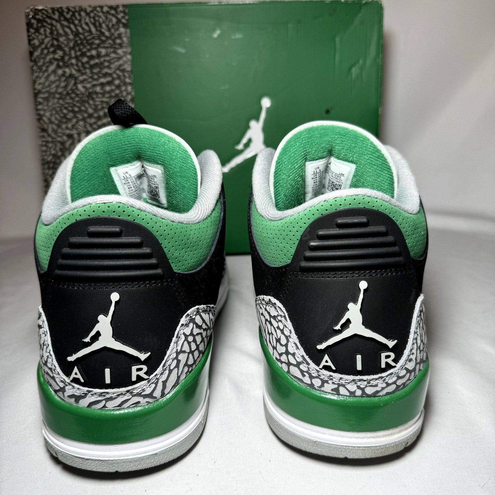 Air Jordan 3 Retro Pine Green Men's Shoes - Size 11.5