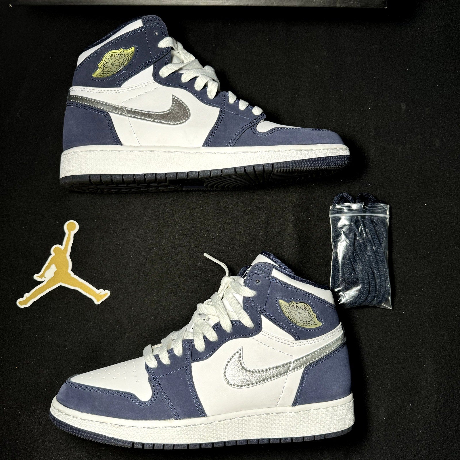 Air Jordan 1 Retro High CO.JP GS Midnight Navy 2020 Kids Shoes - Size 5.5