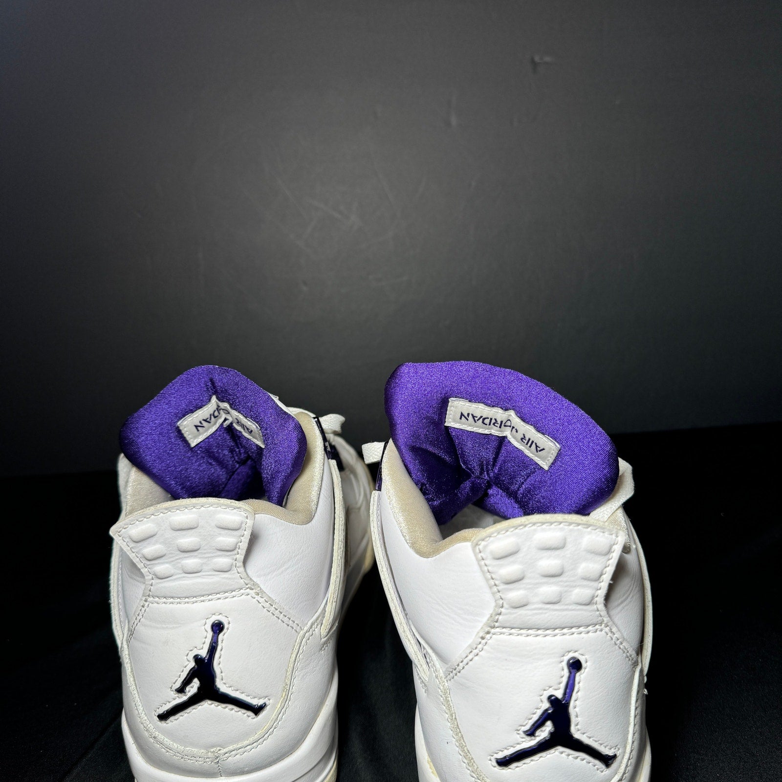 Air Jordan 4 Retro Purple Metallic Men's Shoes - Size 10