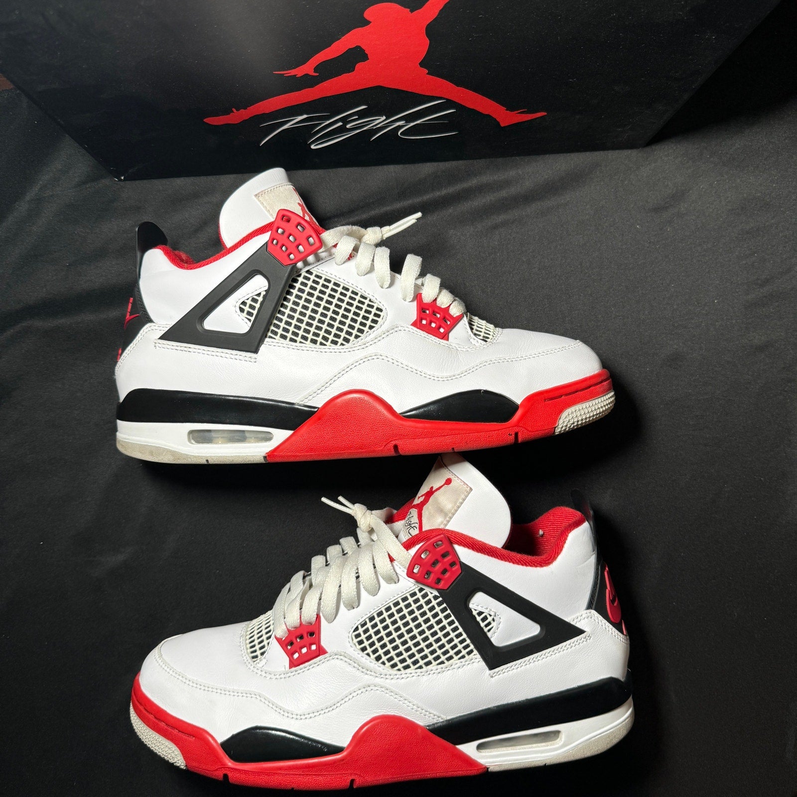 Air Jordan 4 Retro OG Fire Red 2020 Men's Shoes - Size 10.5