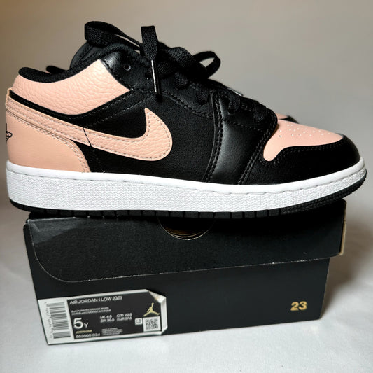 Air Jordan 1 Low GS Crimson Tint Shoes 2021 Kids Shoes - Size 5