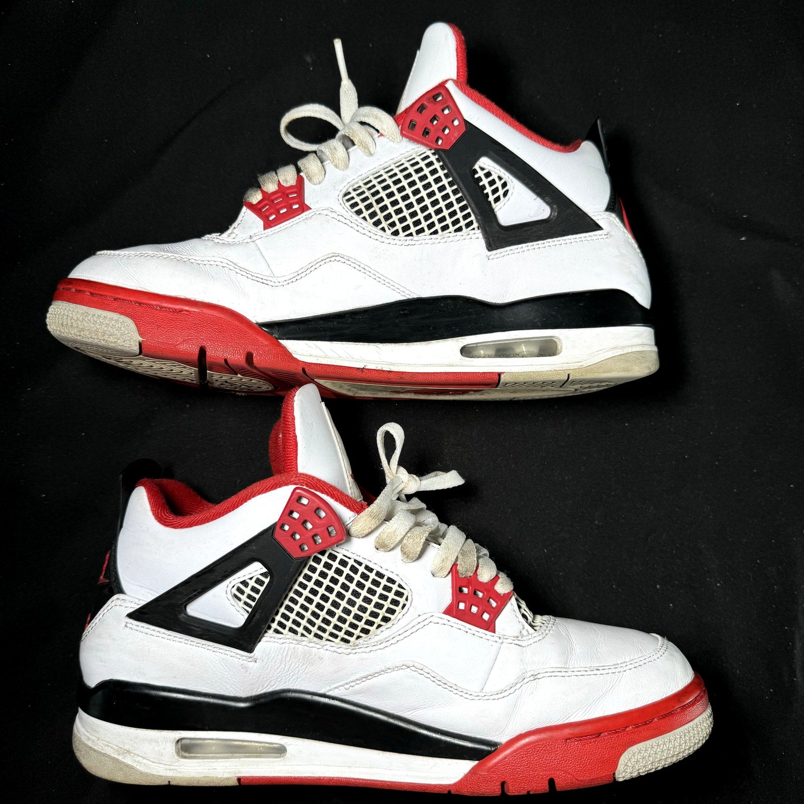 Air Jordan 4 Retro OG Fire Red 2020 Men's Shoes - Size 9