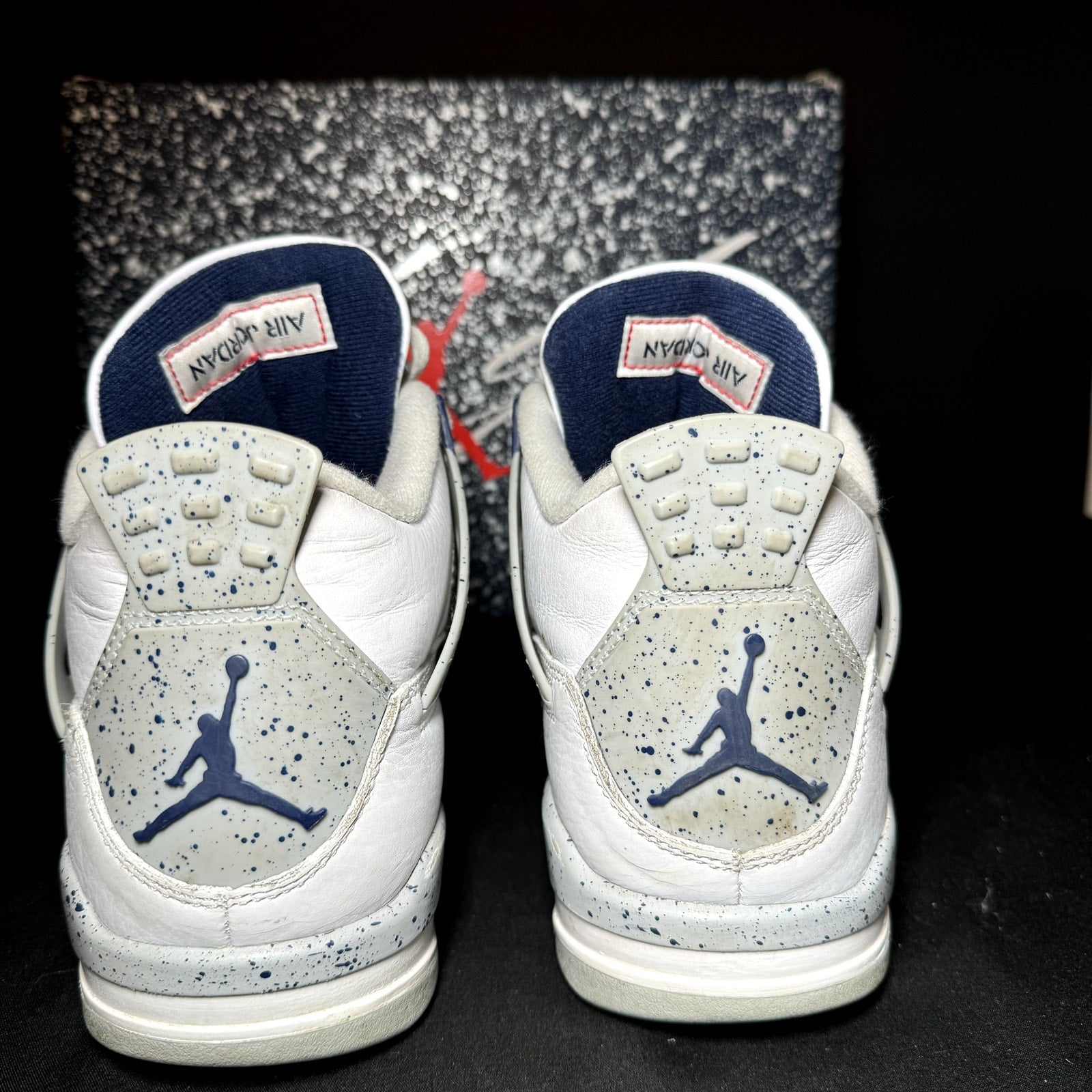 Air Jordan 4 Retro Midnight Navy Men's Shoes - Size 8.5