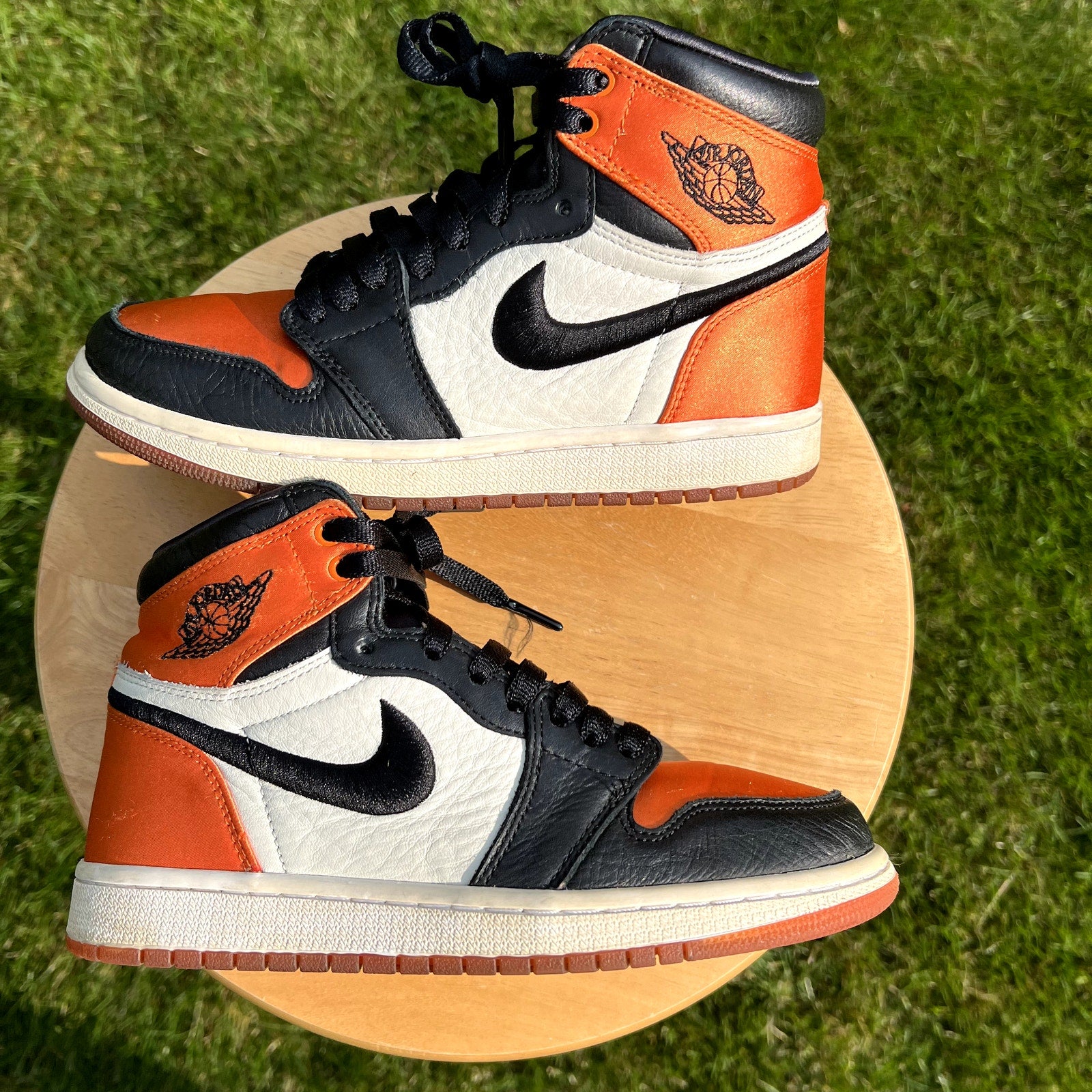 Air Jordan 1 Retro High OG Satin Shattered Backboard 2018 Women's Shoes - Size 6.5