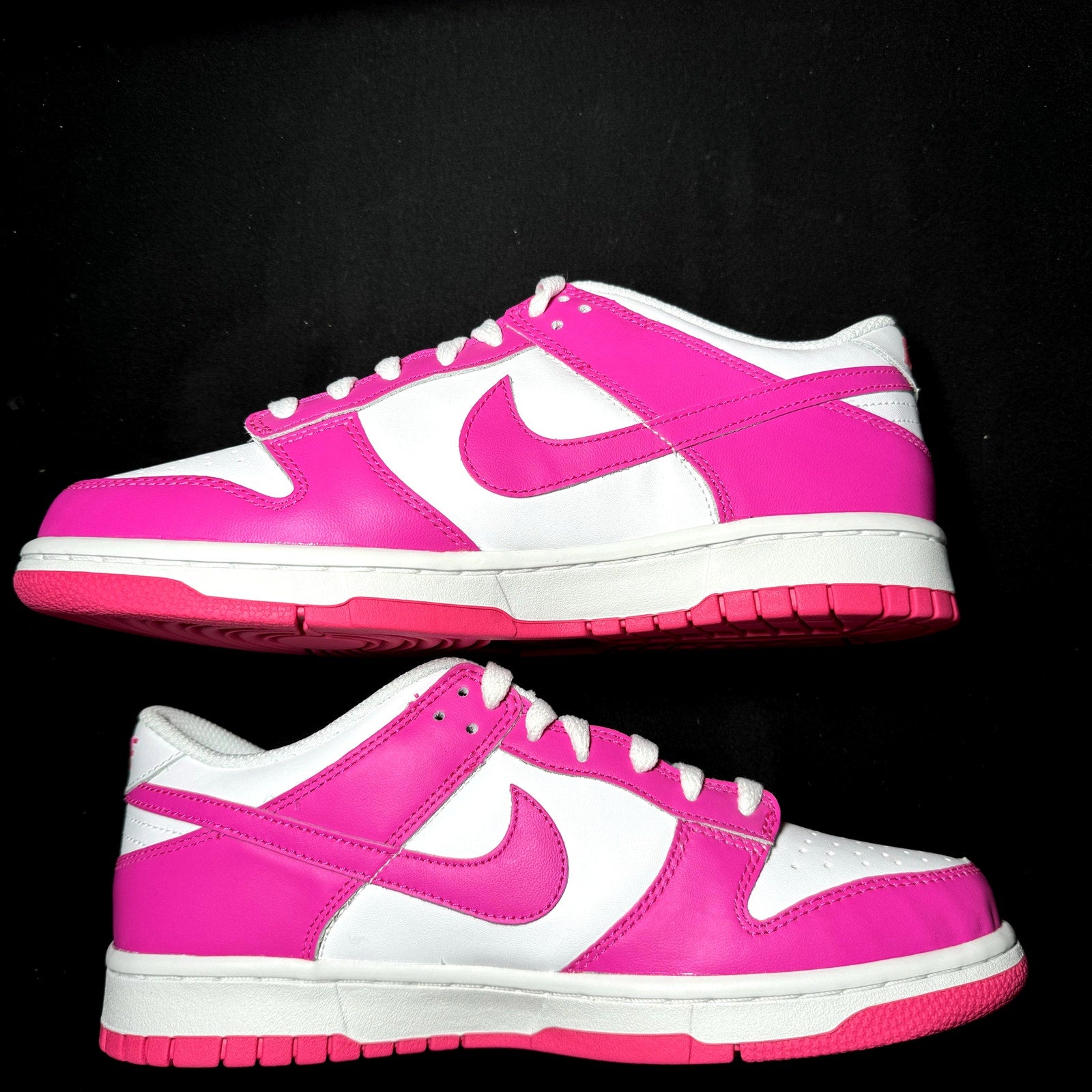 Nike Dunk Low GS laser Fuchsia 2023 Kids Shoes - Size 7