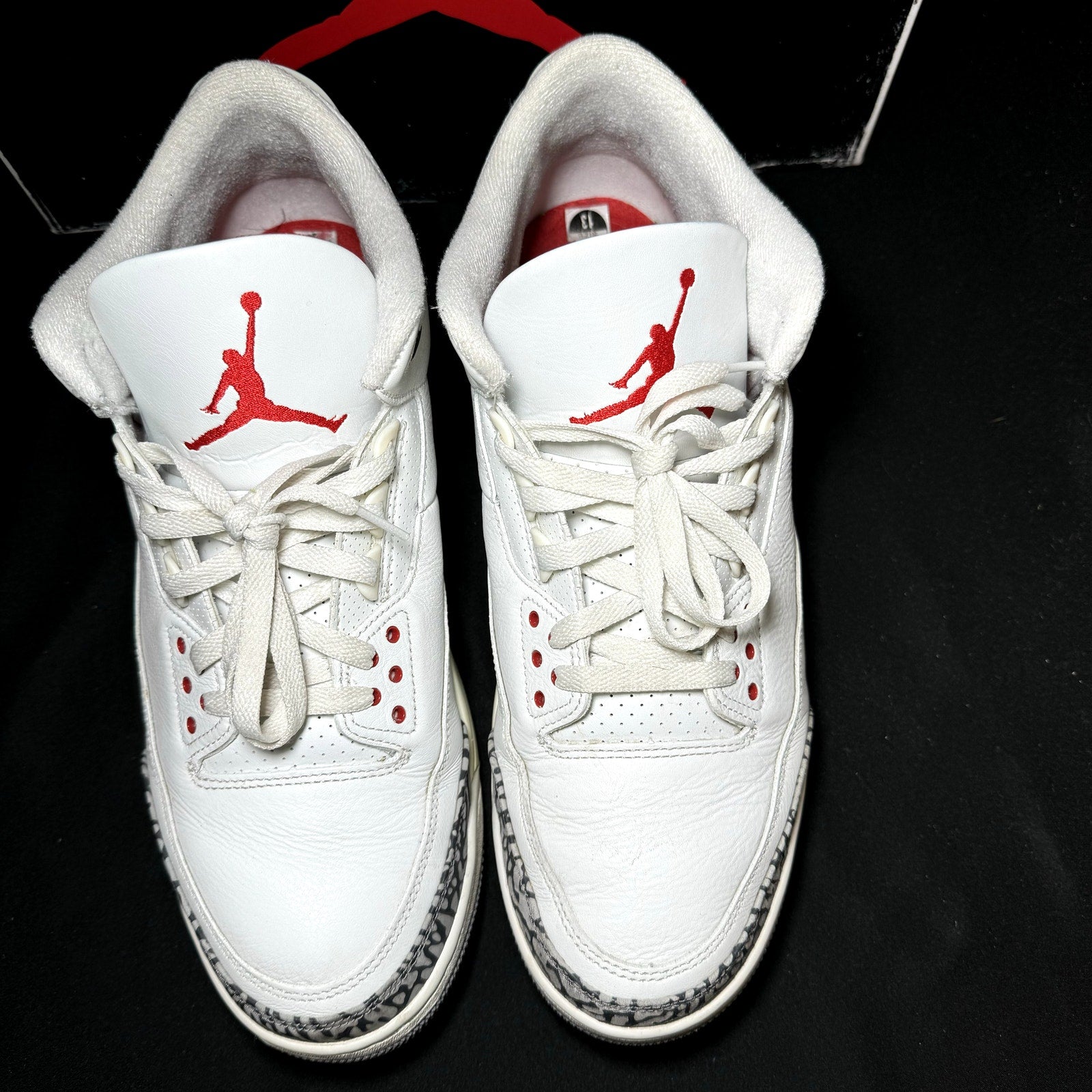 Air Jordan 3 Retro White Cement Reimagined Men's Shoes - Size 13