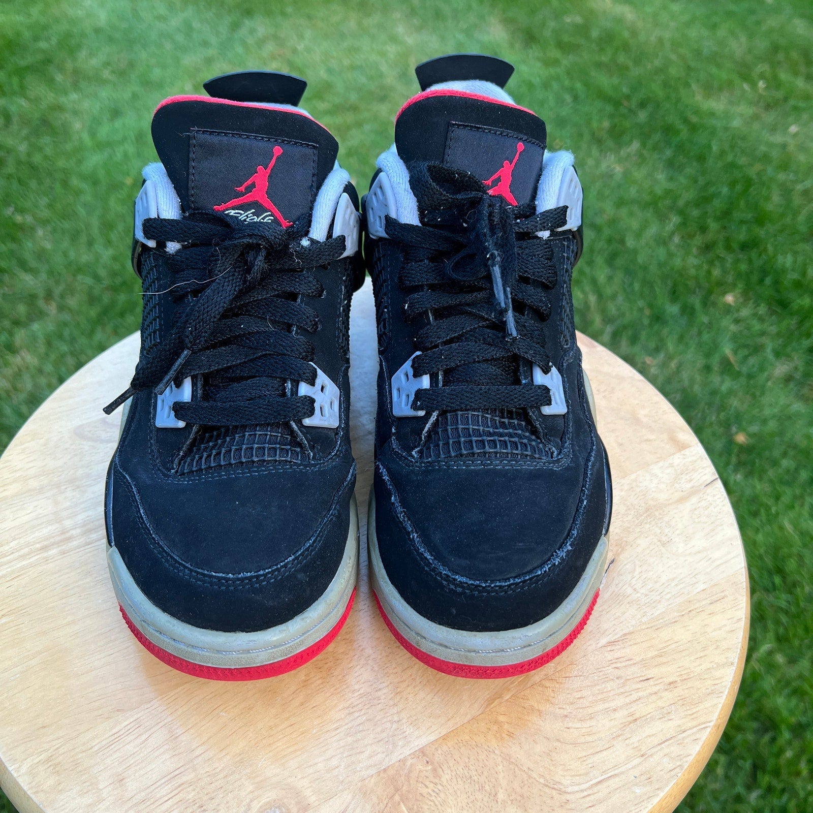 Air Jordan 4 Retro OG GS Bred 2019 Kids Shoes - Size 5.5