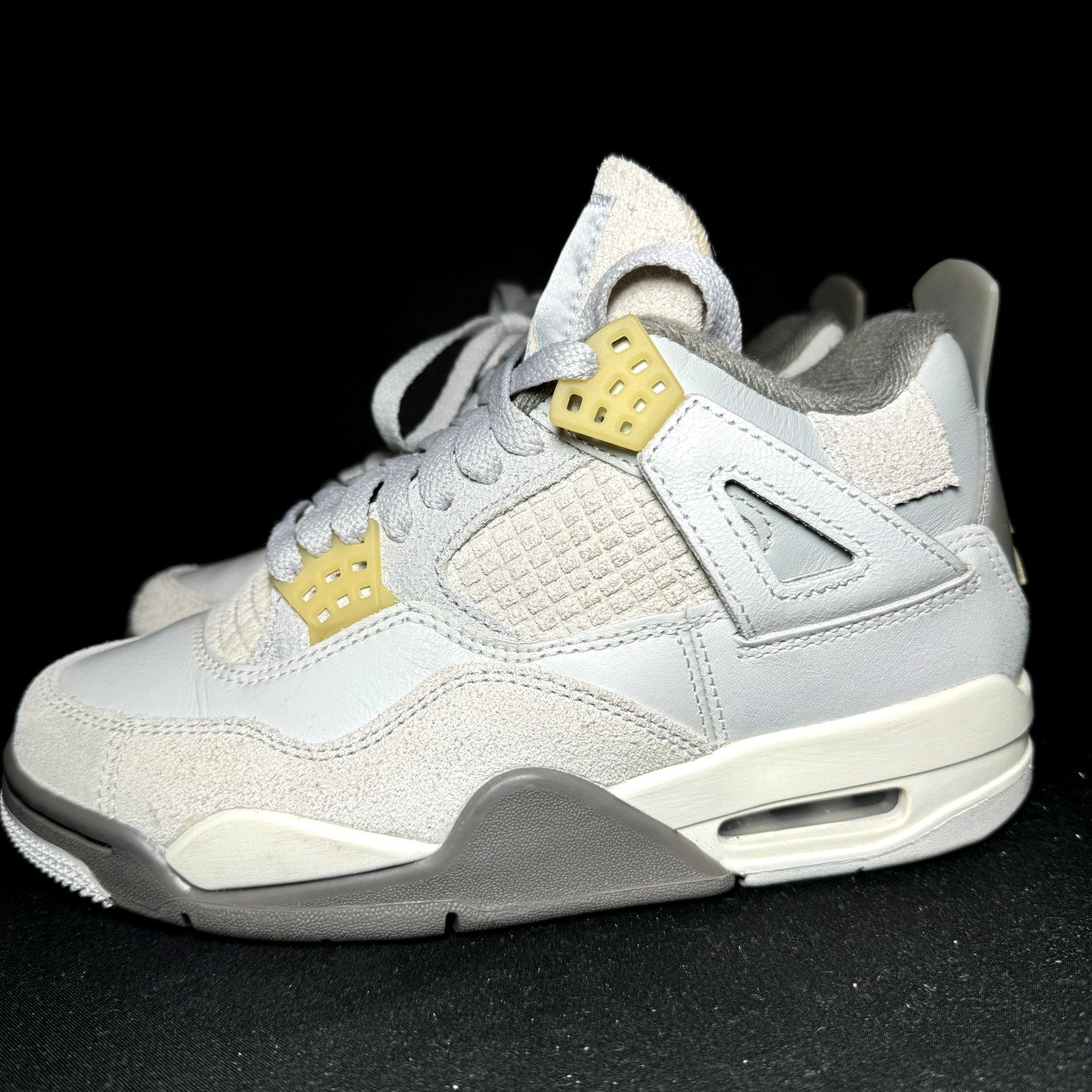 Air Jordan 4 Retro SE Craft Photon Dust Kids Shoes - Size 3.5