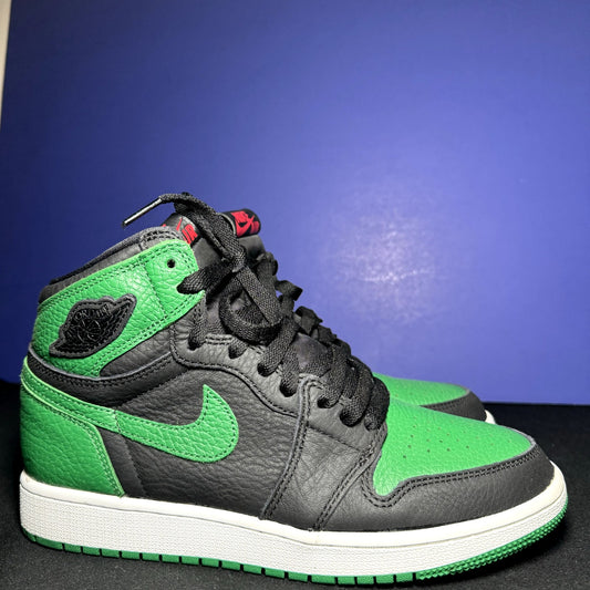 Air Jordan 1 Retro High OG GS Pine Green 2.0 Kids Shoes - Size 5.5